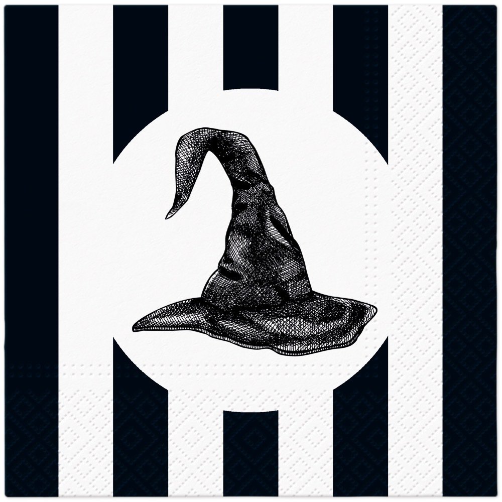 Servietten 33x33 cm - Striped hat