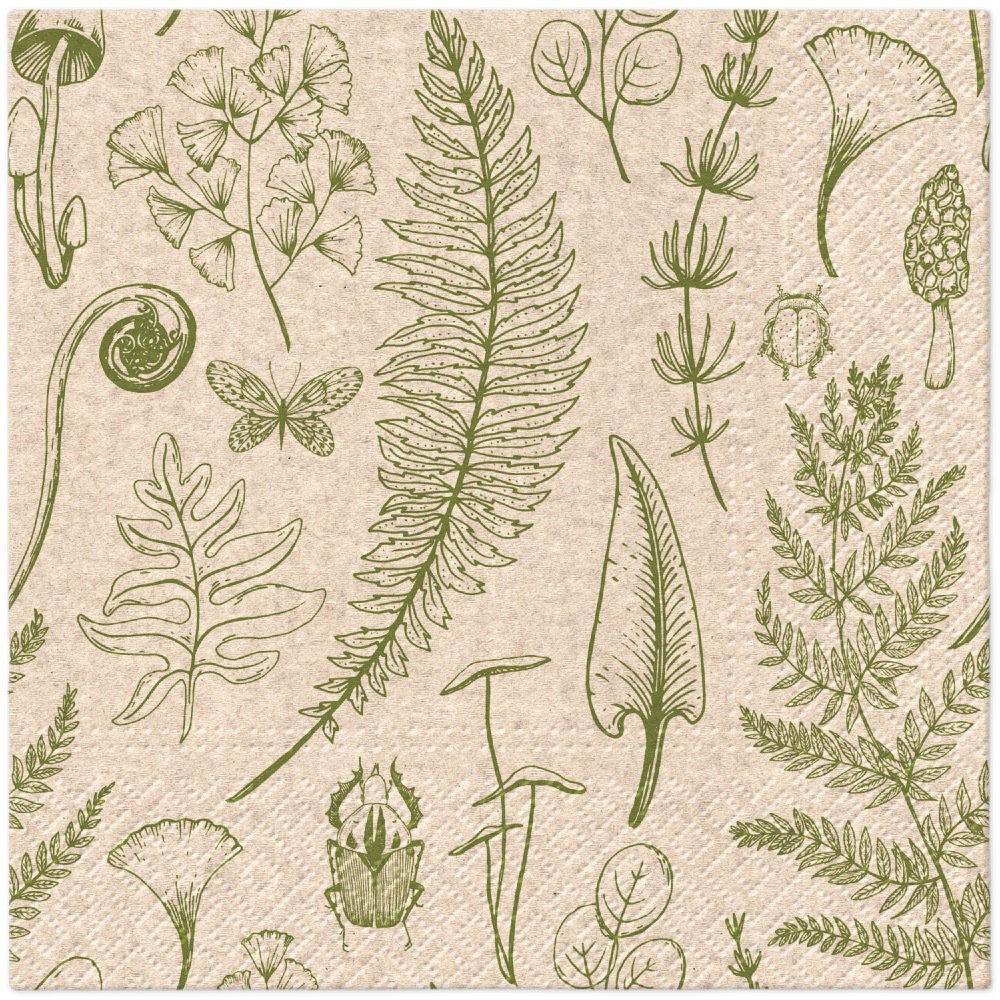 Servietten 33x33 cm - We Care Forest Nature