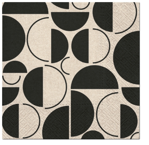 Servietten 33x33 cm - We Care Stylish Rings