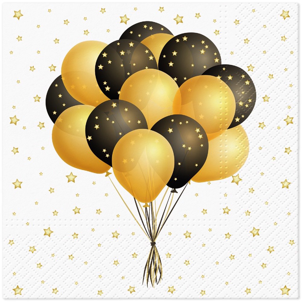 Guardanapos 33x33 cm - Flying Balloons