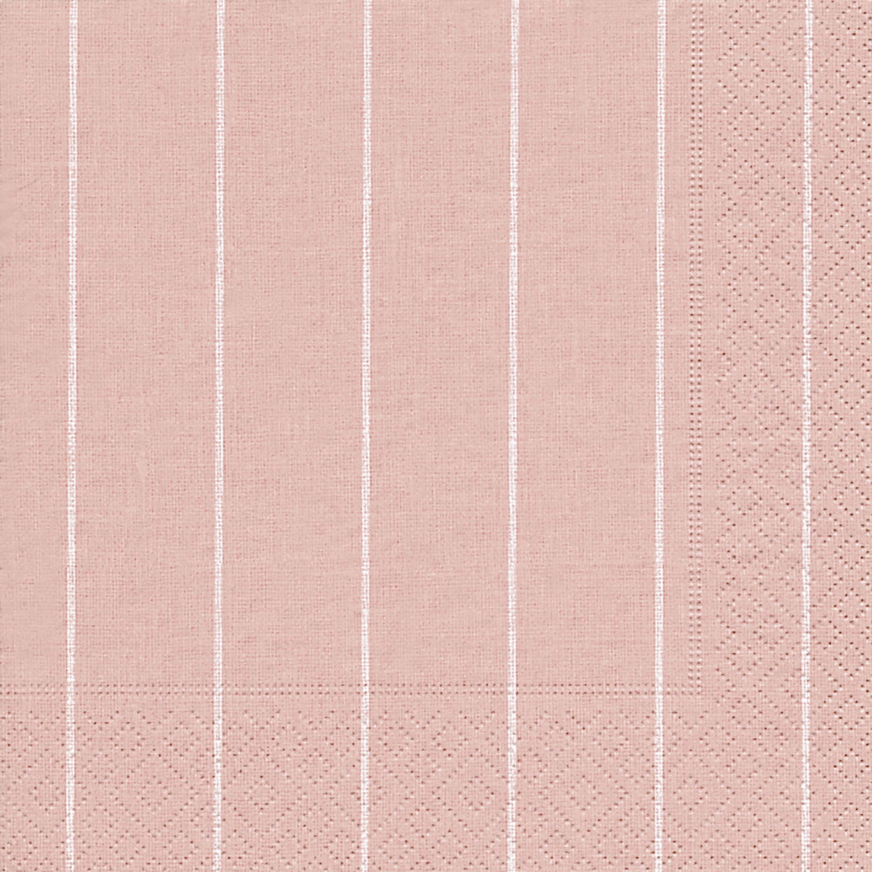 Servietten 33x33 cm - Home rosé, Streifen, Muster, Karos Servietten 33x33 cm - Home rosé