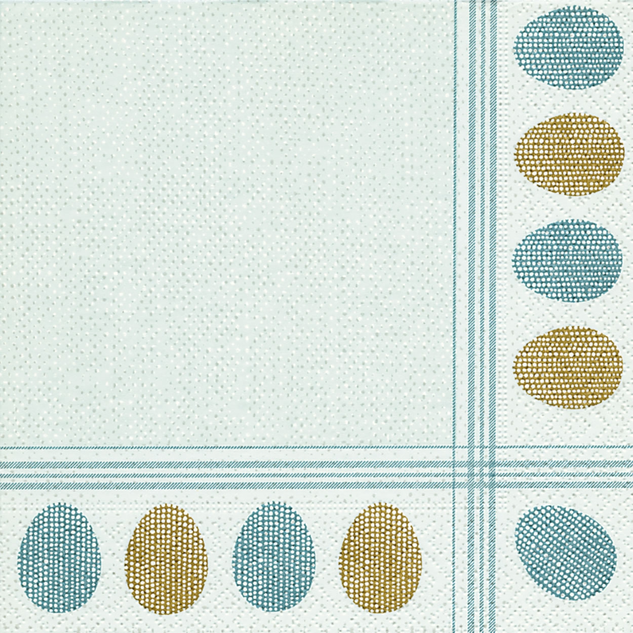Napkins 33x33 cm - Egg border, Easter eggs, Easter Napkins 33x33 cm - Egg border