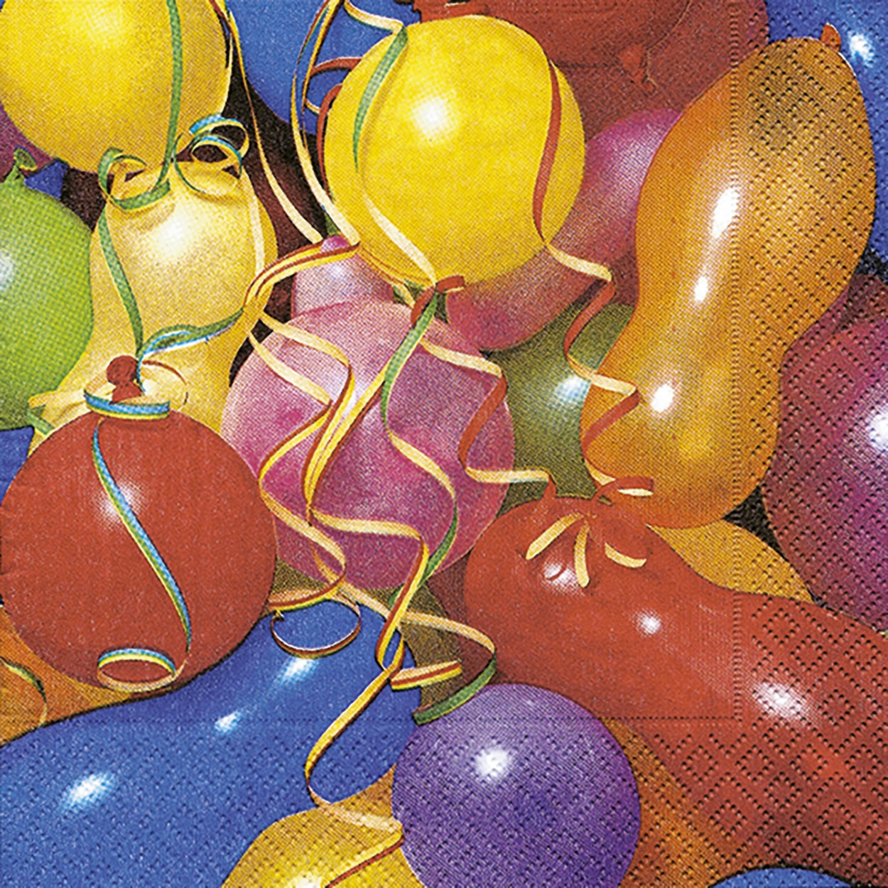 Servietten 33x33 cm - Colourful balloons, Luftballon, Karneval, Ereignisse Servietten 33x33 cm - Colourful balloons