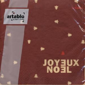 Servietten 33x33 cm - Red Forest