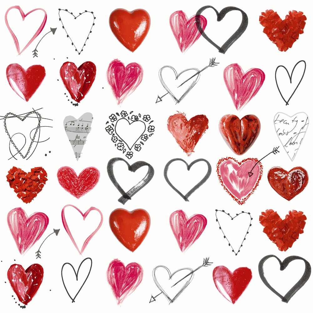 Napkins 24x24 cm - Cupids arrow