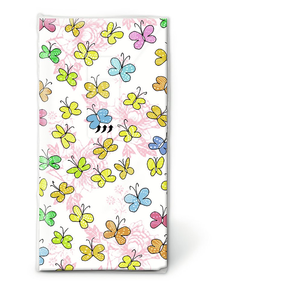 Chusteczki do nosa - Colourful papillons