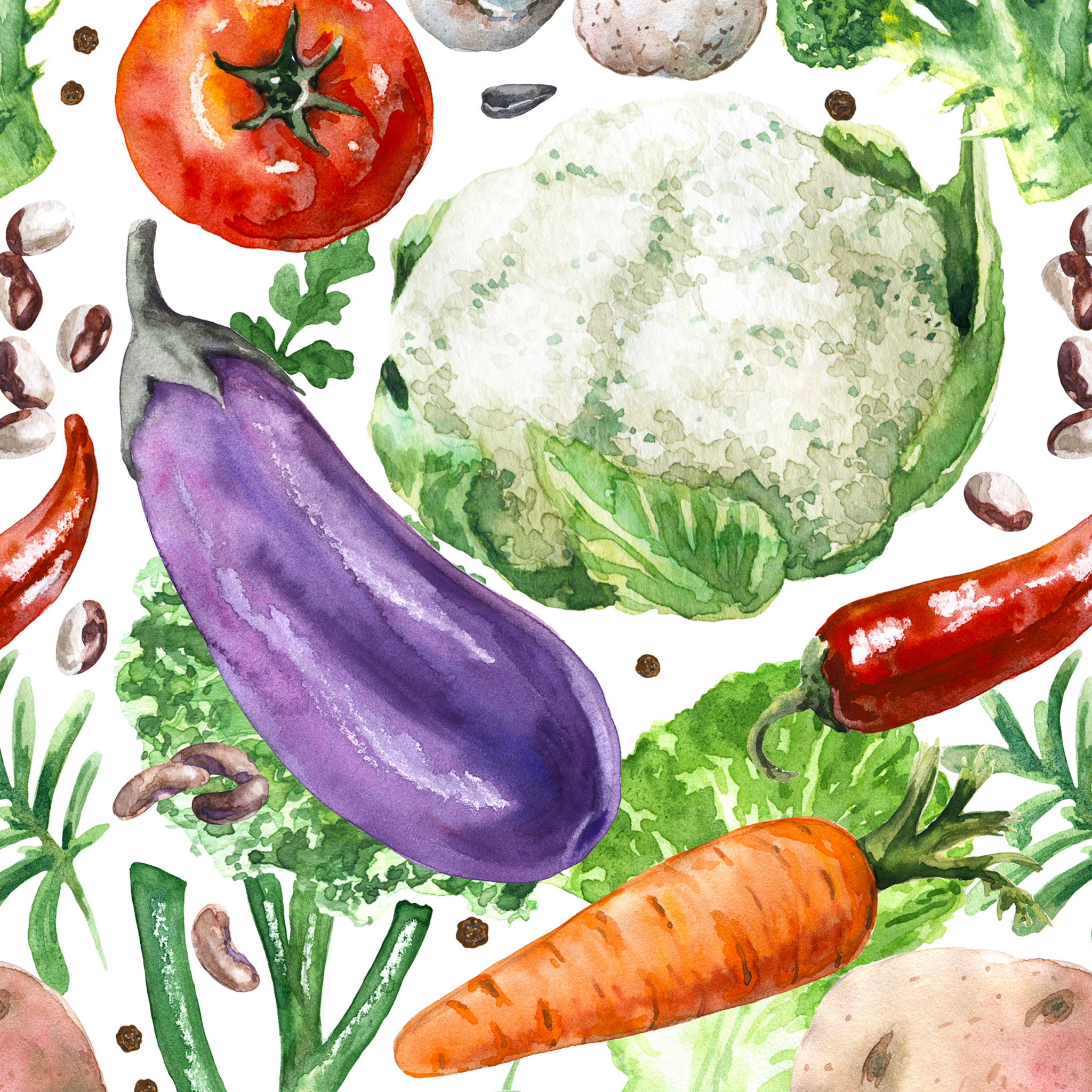 Napkins 33x33 cm - Garden Veggies