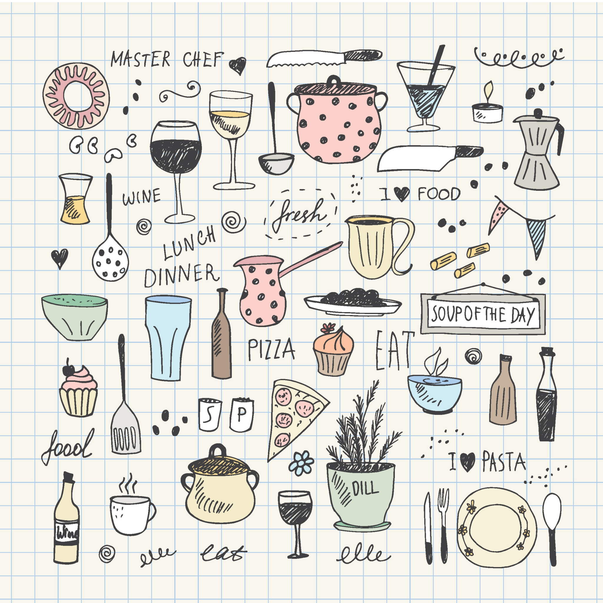 Servietten 33x33 cm - Master Chef