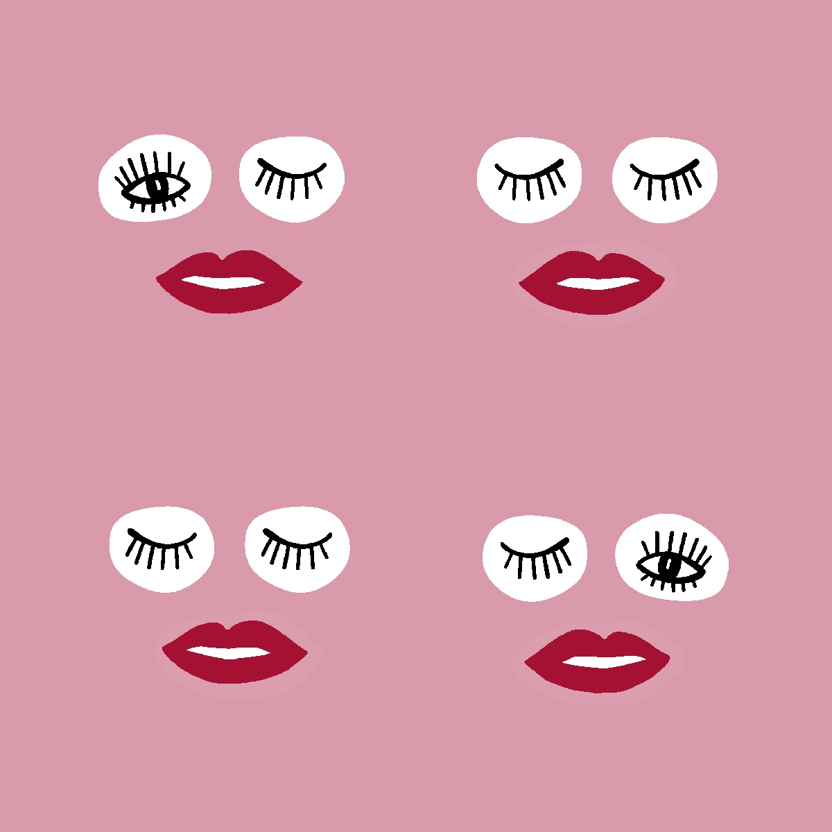 Napkins 33x33 cm - Wink