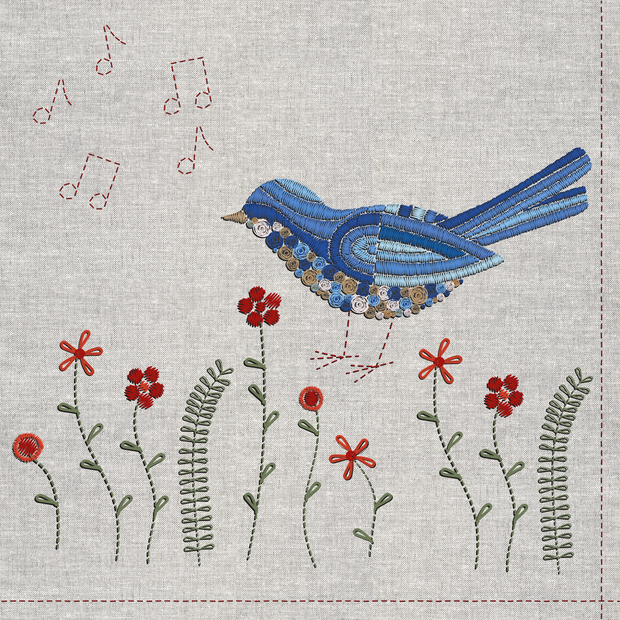 Servietten 33x33 cm - Tweet Tweet