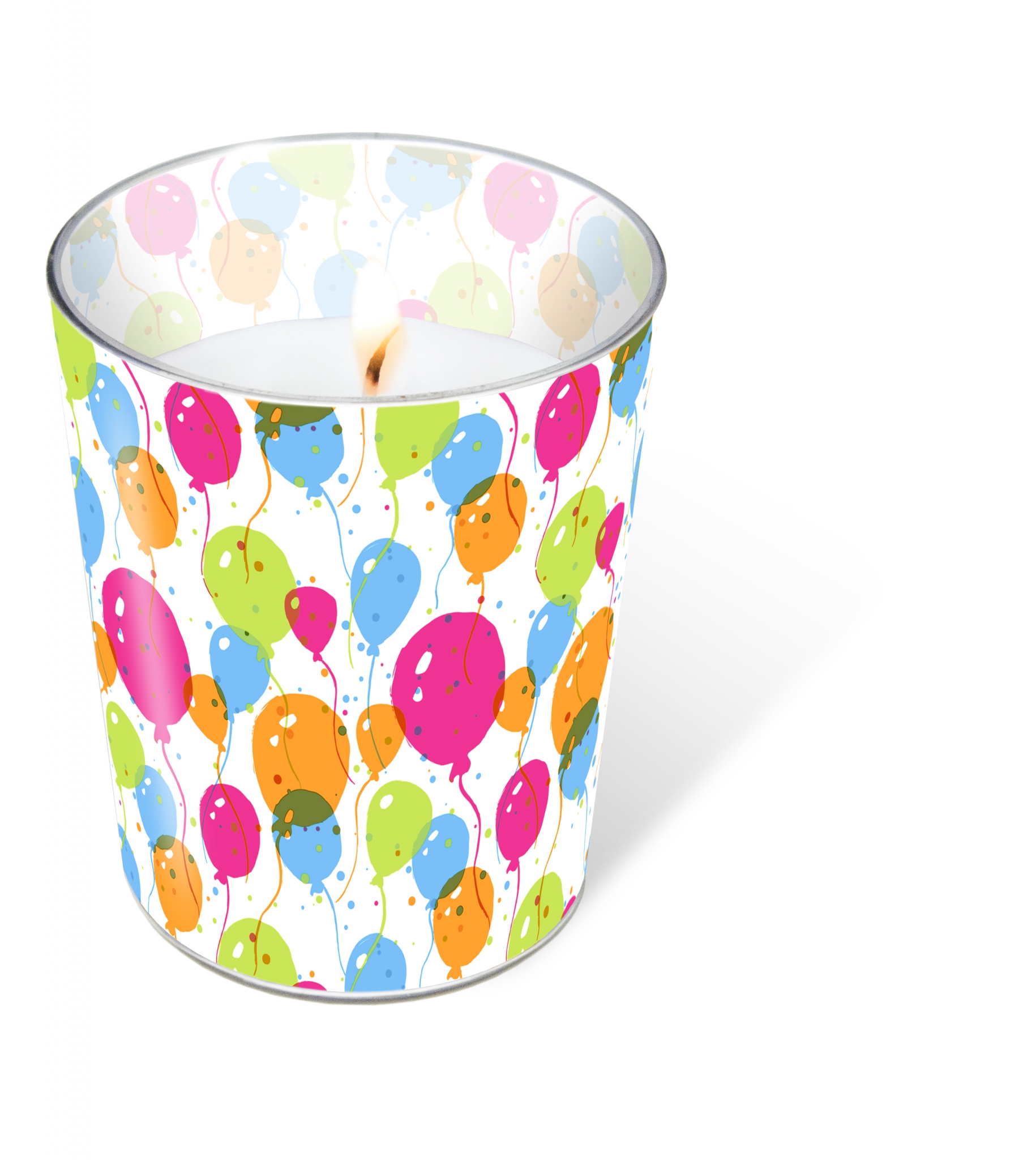 świeca szklana - Candle Glass Splash Balloons, balon