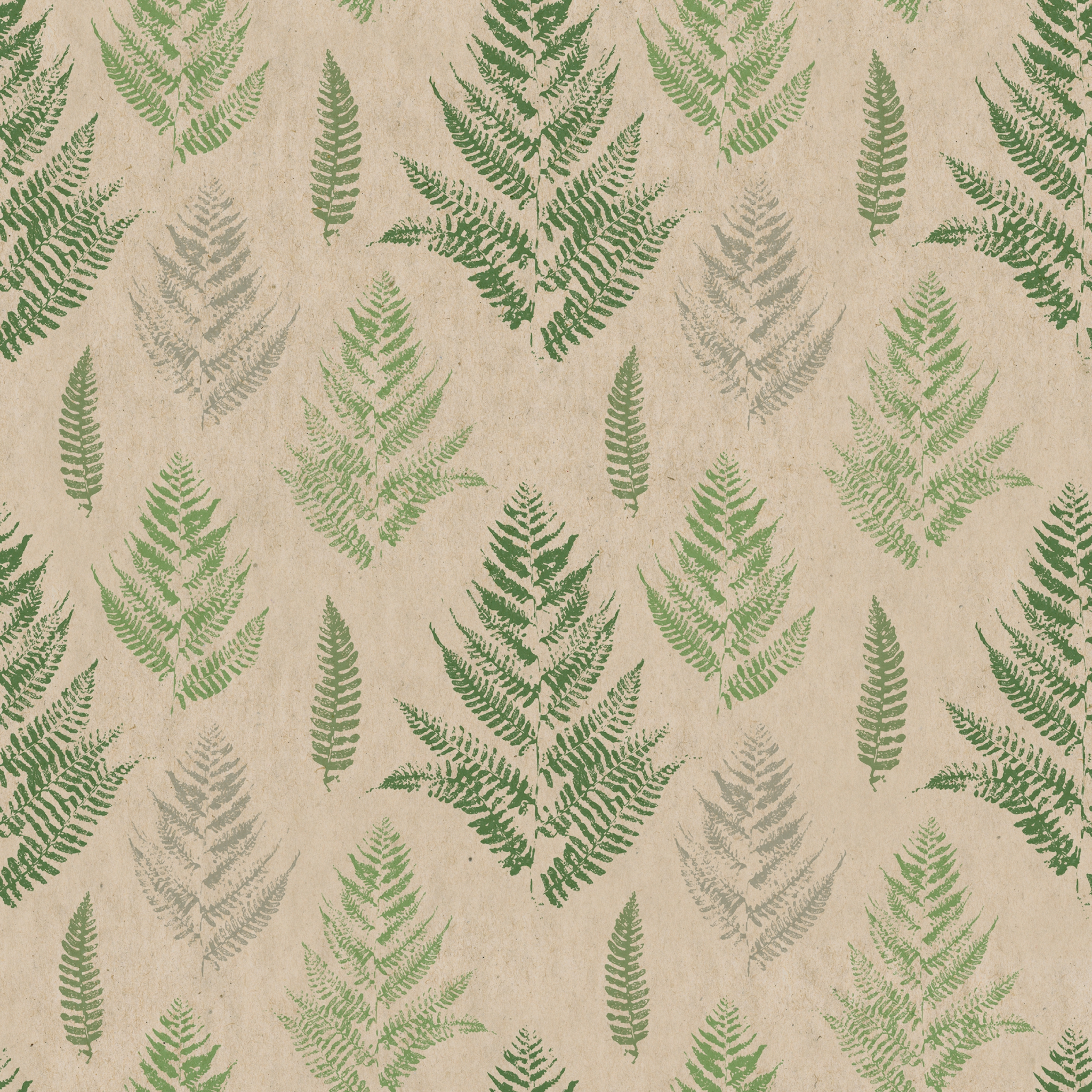 Napkins 33x33 cm - Farn pattern, fern, plants Napkins 33x33 cm - Farn pattern