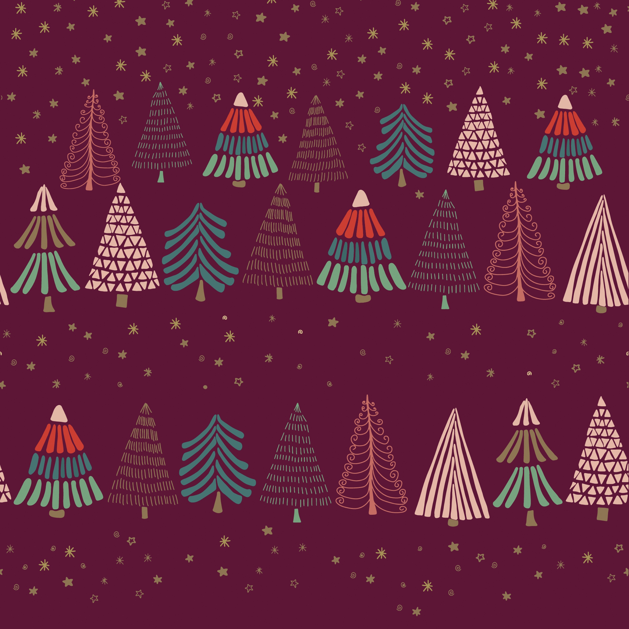 Napkins 33x33 cm - Modern Trees