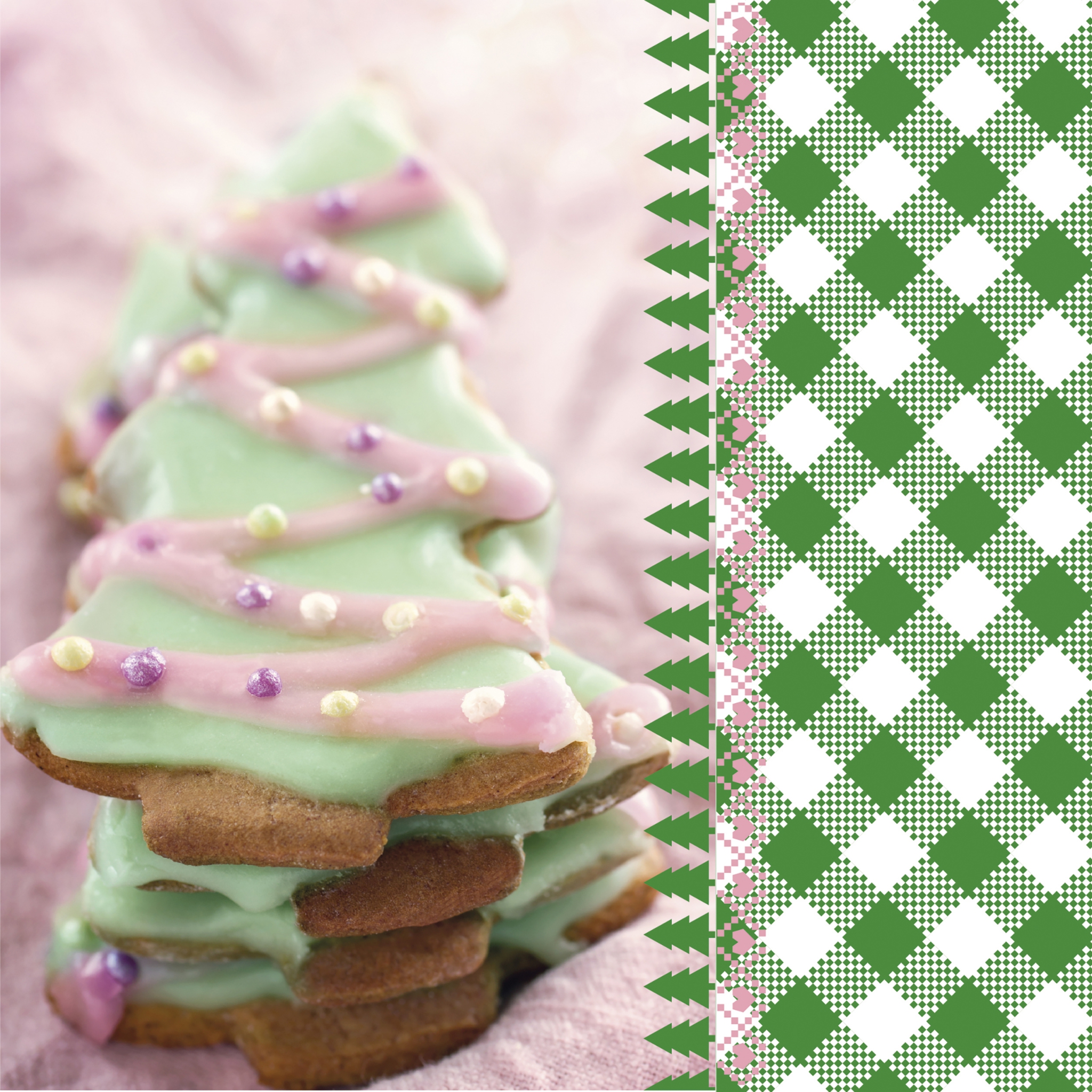 Napkins 33x33 cm - Tree cookies
