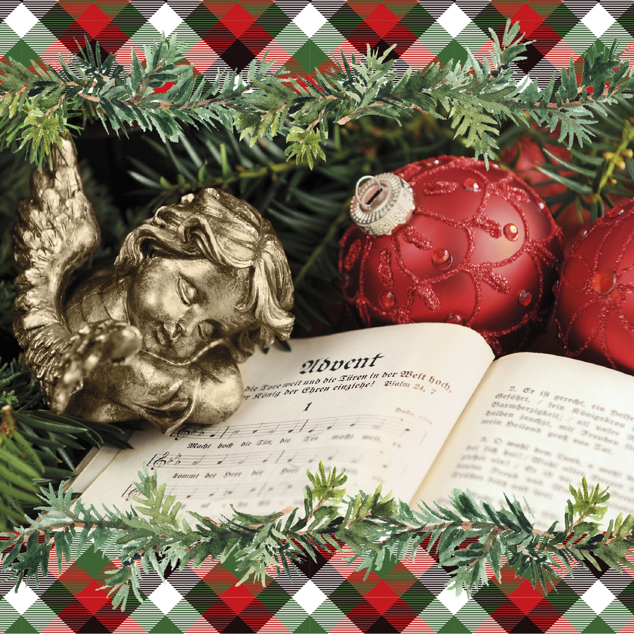 Napkins 24x24 cm - Angel Poem