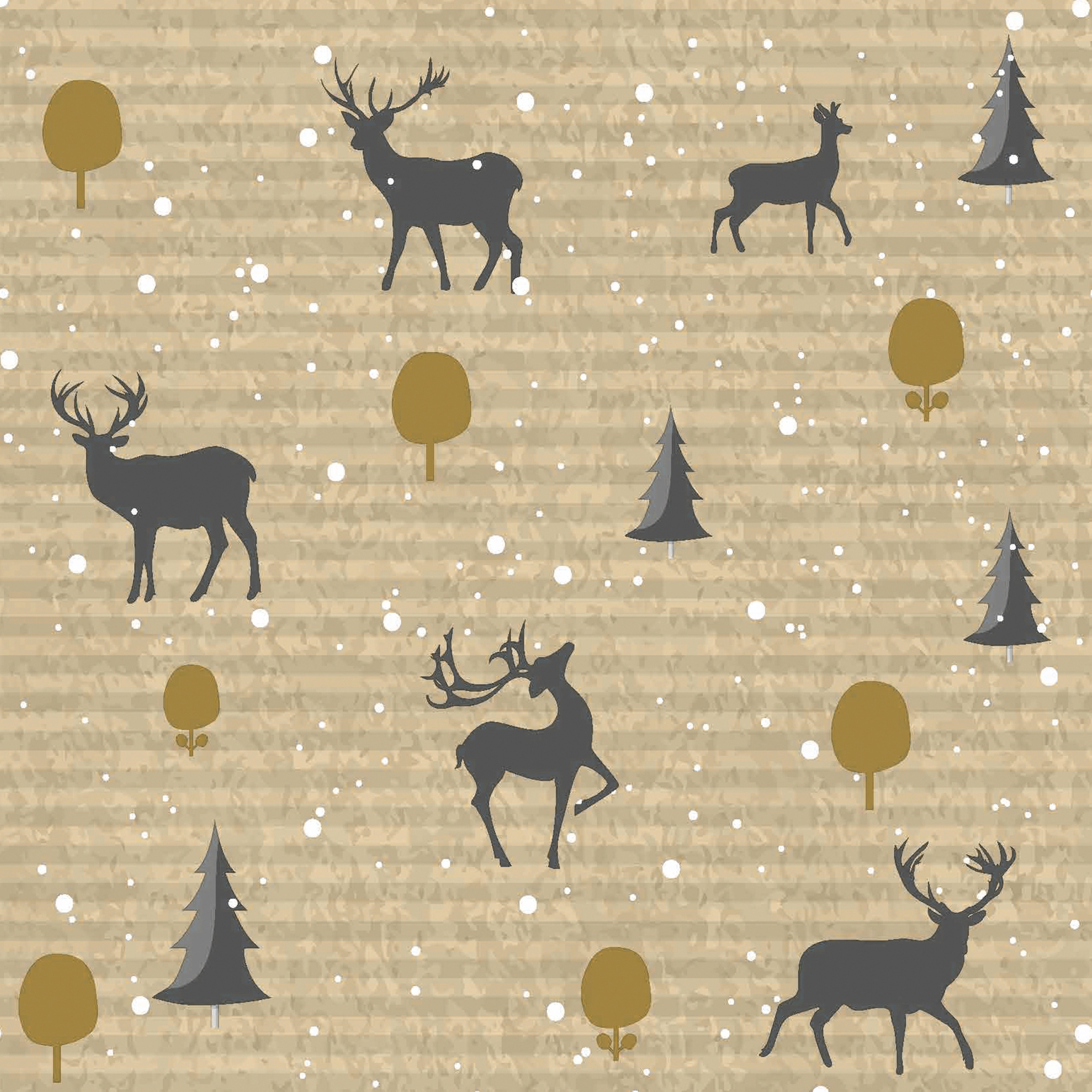 Napkins 33x33 cm - Deer Forest