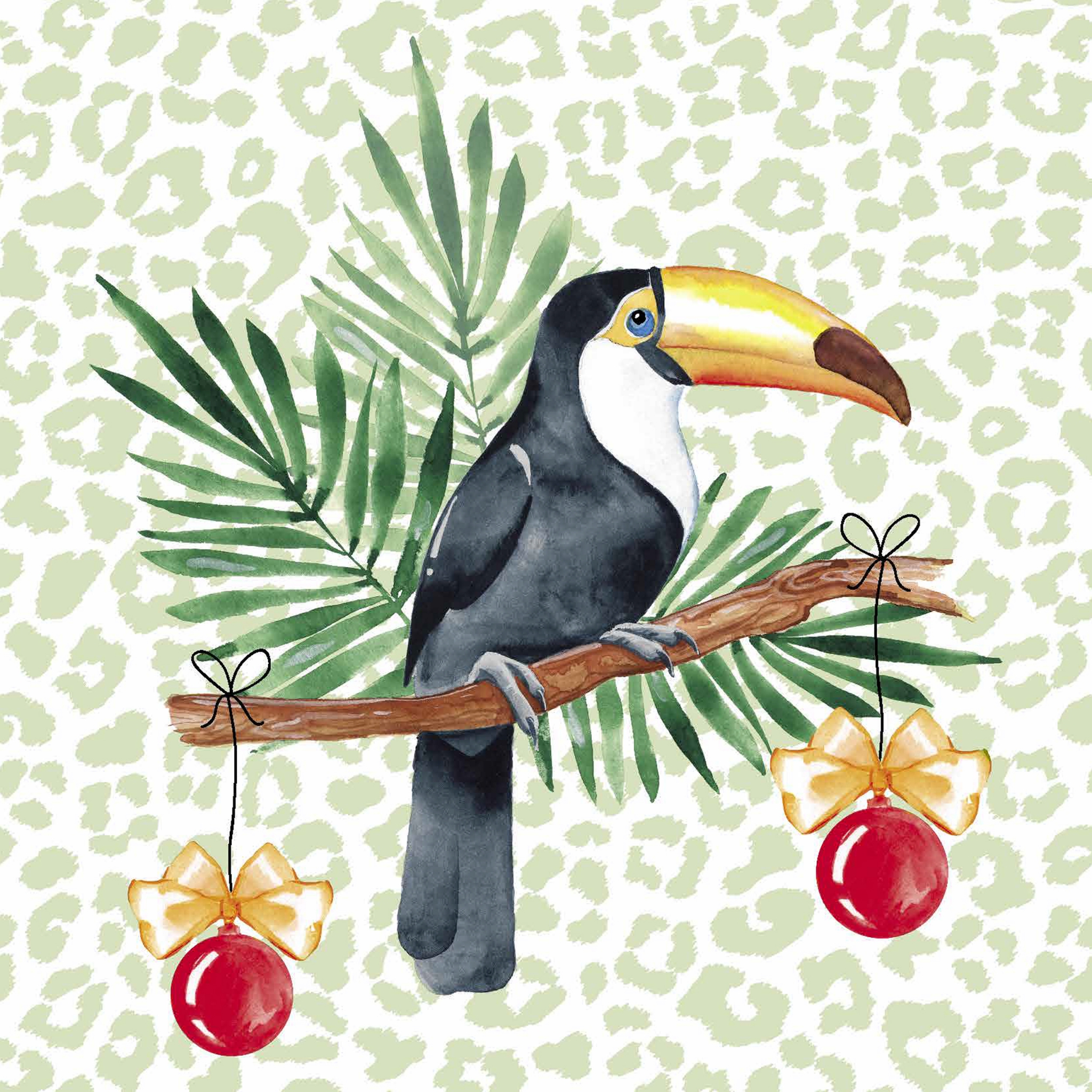 Napkins 33x33 cm - Tropical Balls