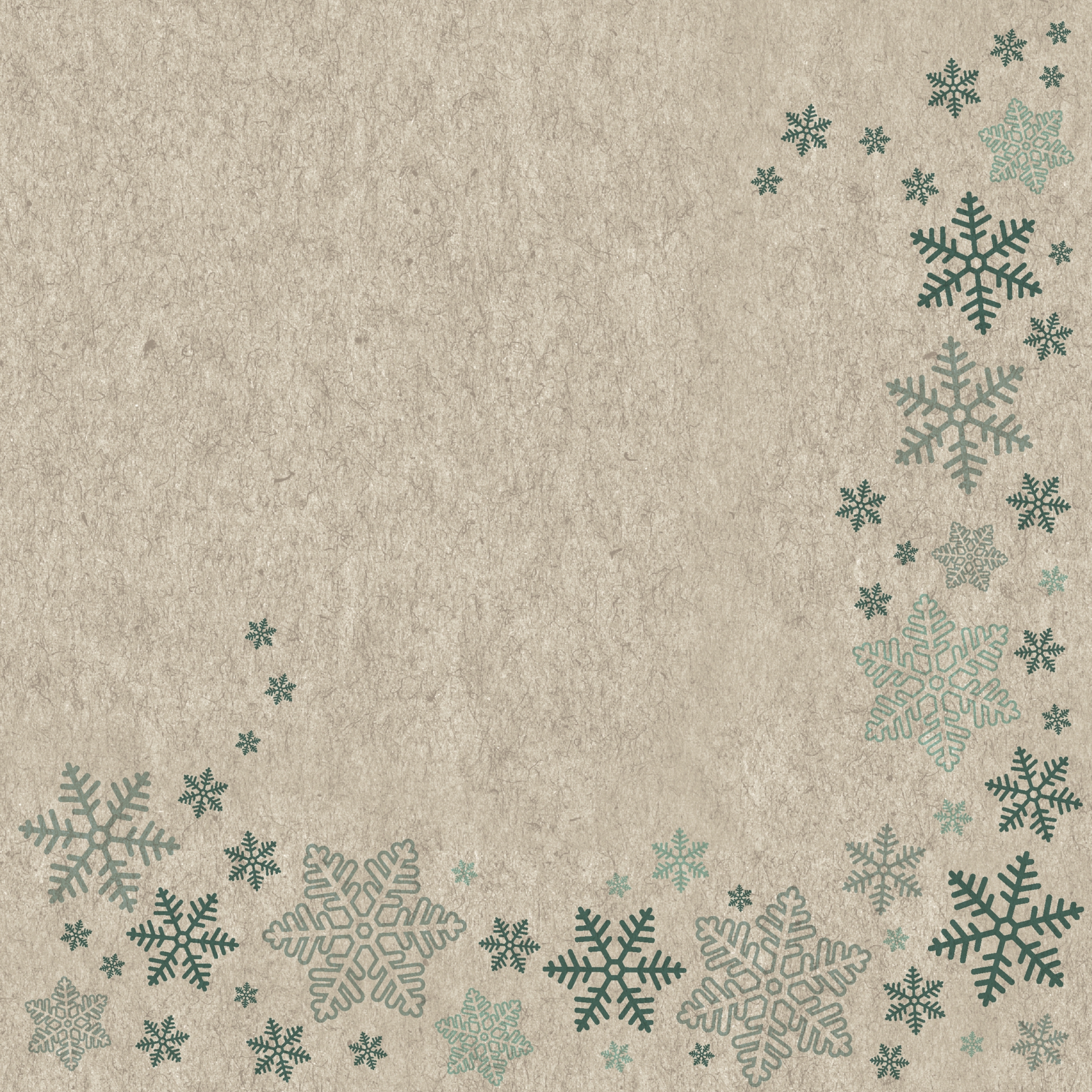 Serwetki 33x33 cm - Snowflakes