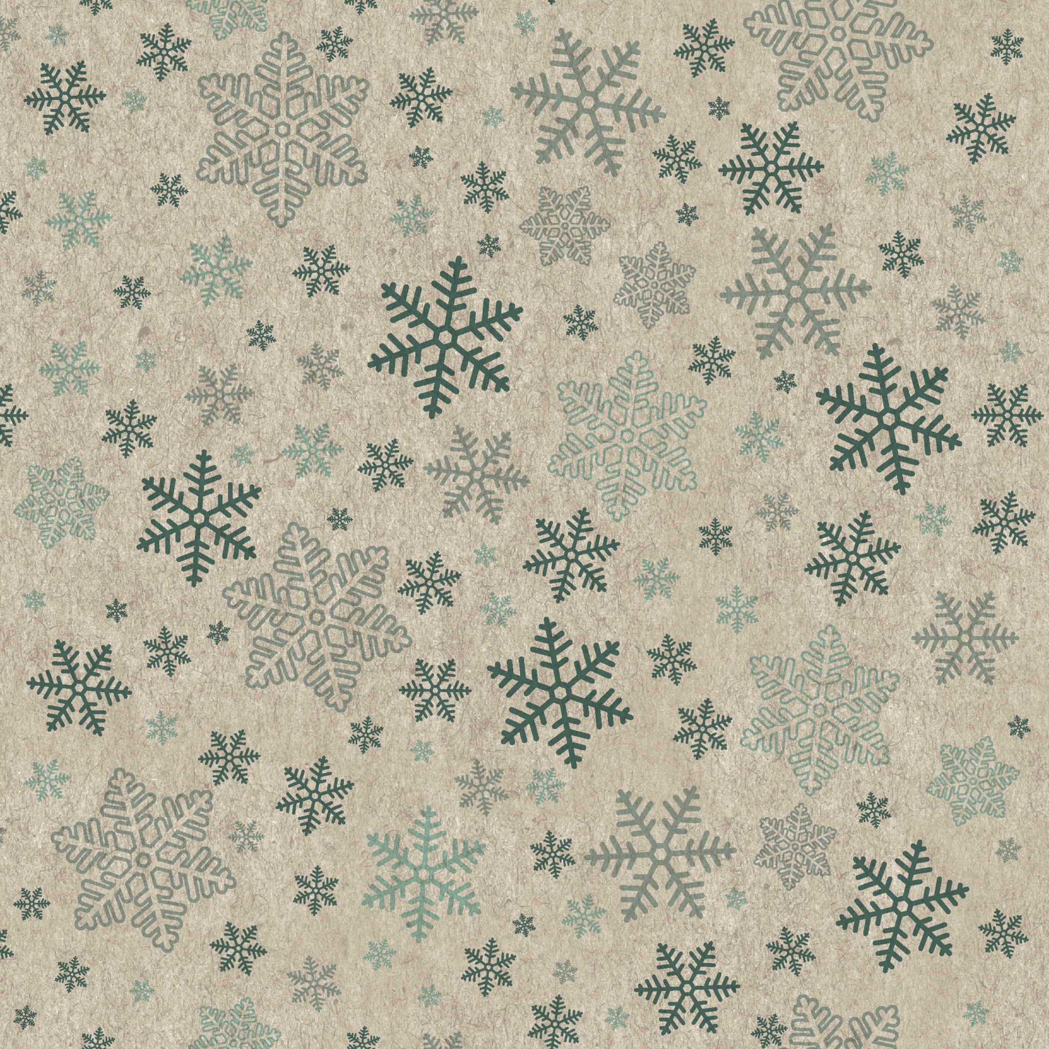 Napkins 33x33 cm - Snowflakes pattern