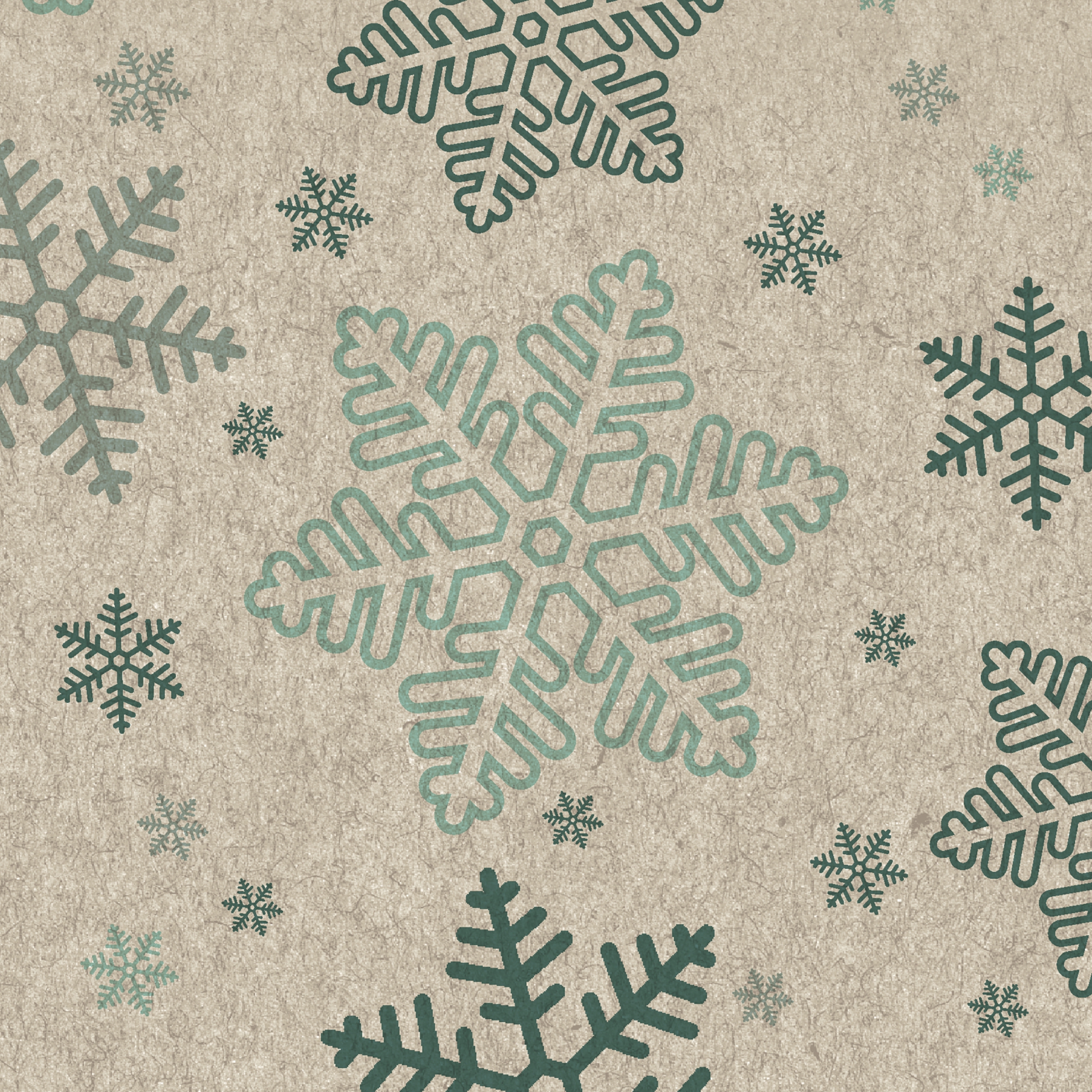 Napkins 24x24 cm - Snowflakes