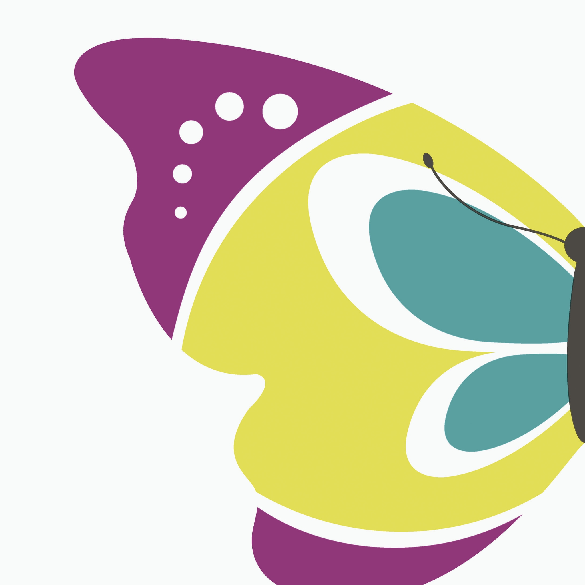 Gestanzte Servietten - Silhouettes Butterfly, Zeichenrick, Schmetterlinge, Tiere Gestanzte Servietten - Silhouettes Butterfly