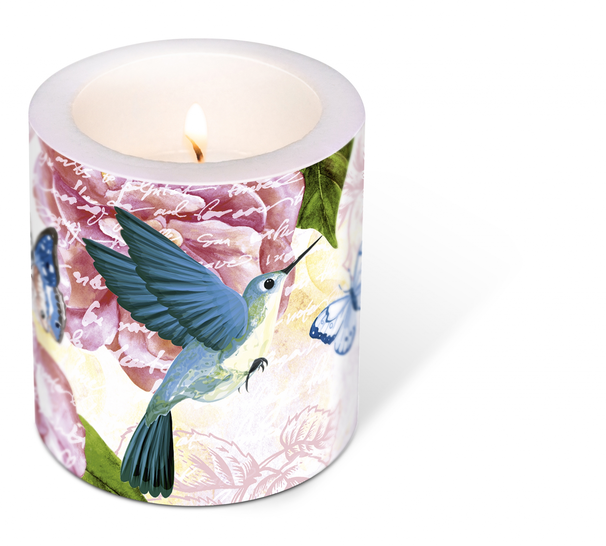 velas decorativas - Lovely spring, beija-flor, rosas velas decorativas - Lovely spring