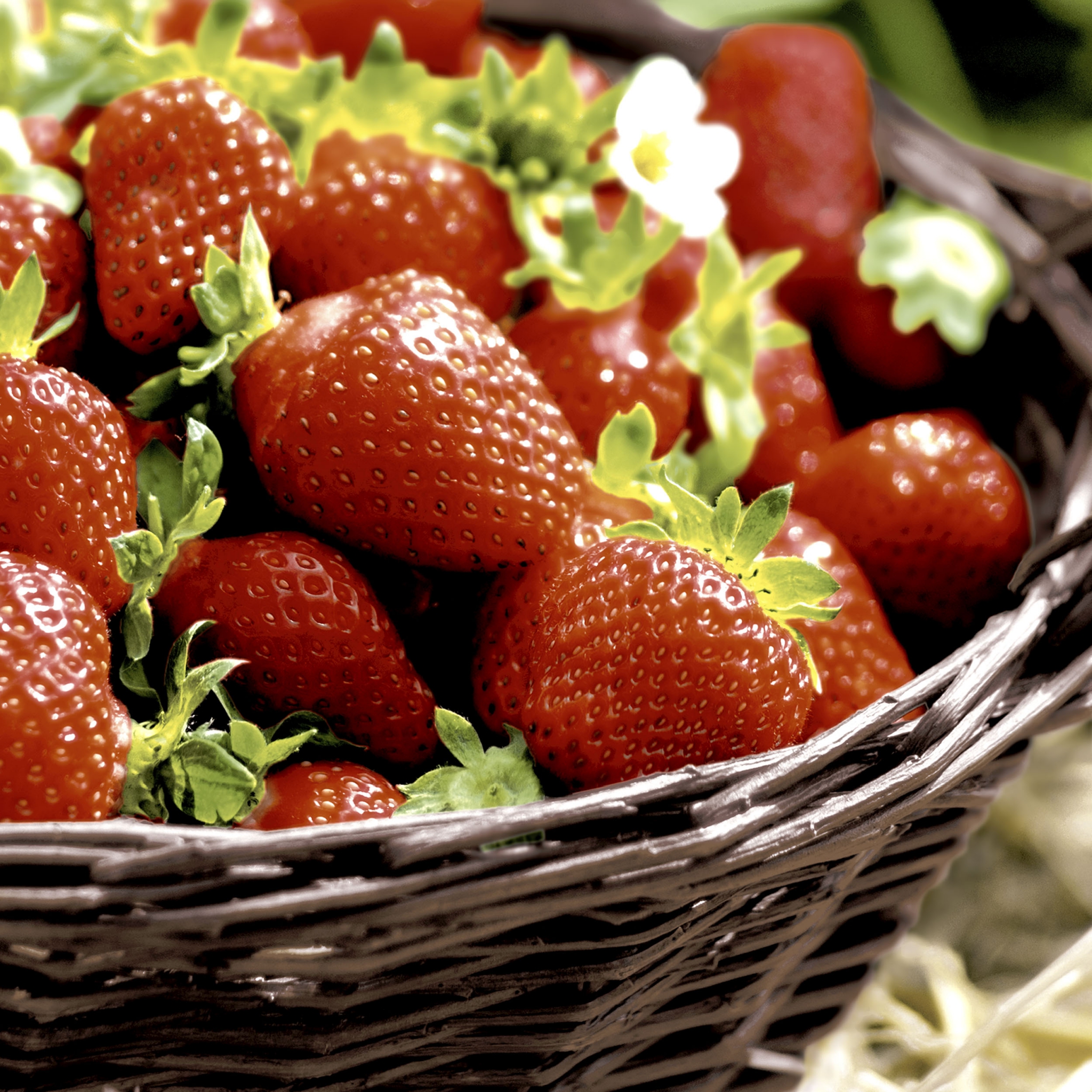 Servietten 33x33 cm - Strawberries