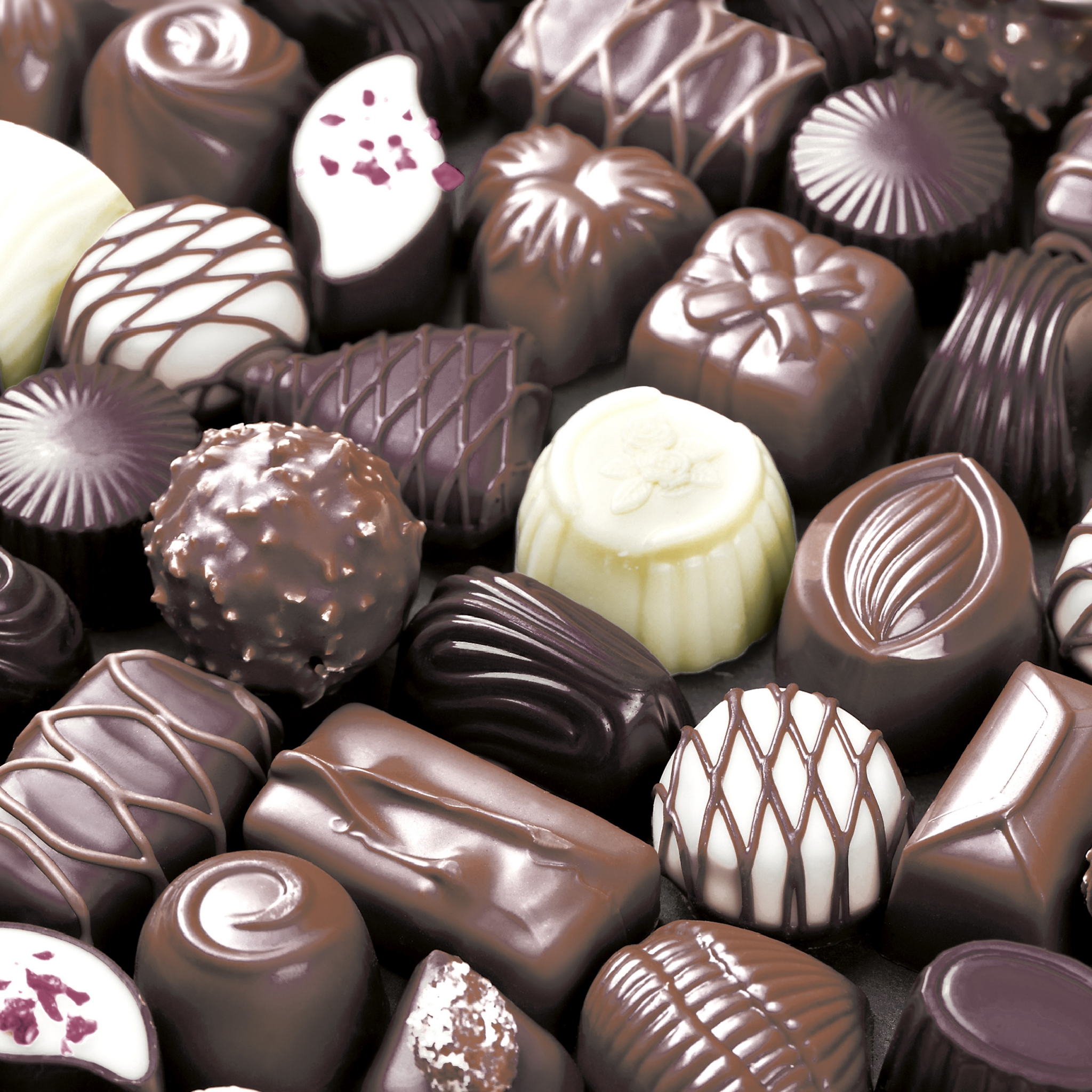 Servietten 33x33 cm - Chocolates, Pralinen, Schokolade Servietten 33x33 cm - Chocolates
