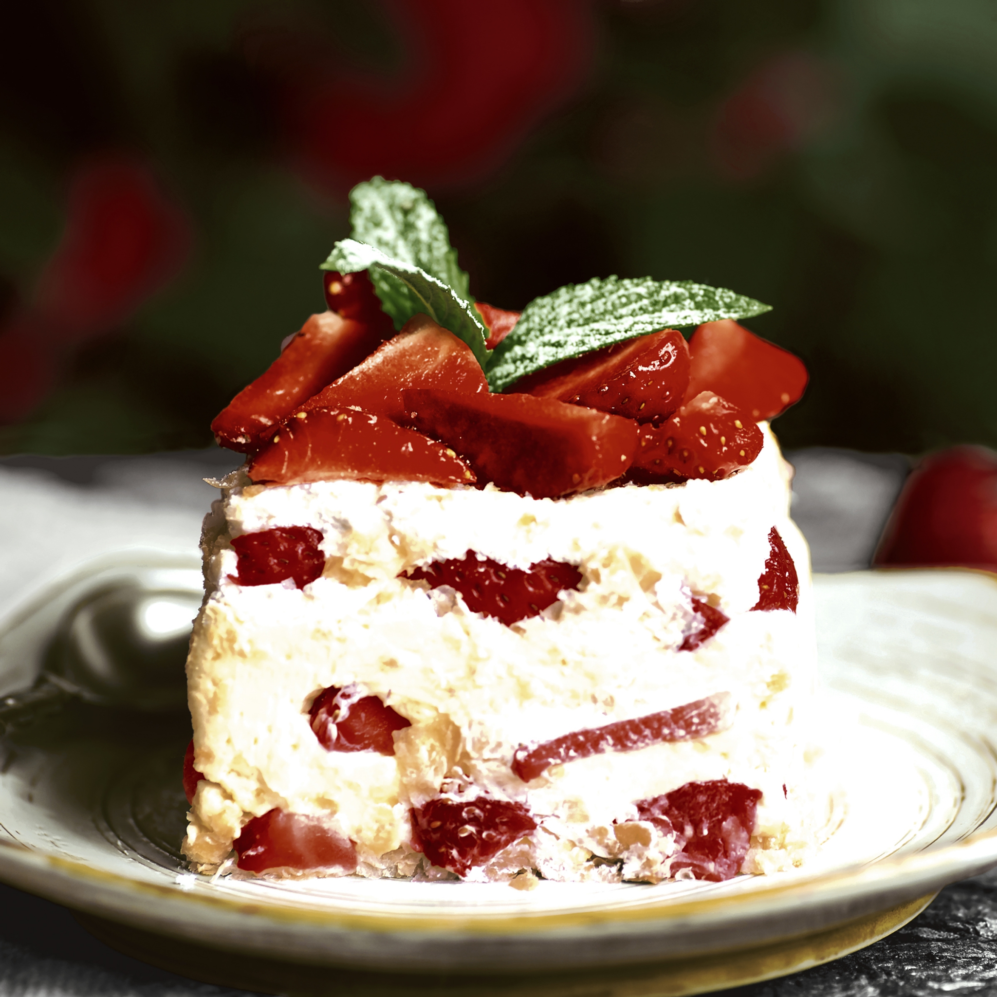 Салфетки 33x33 см - Strawberry cake
