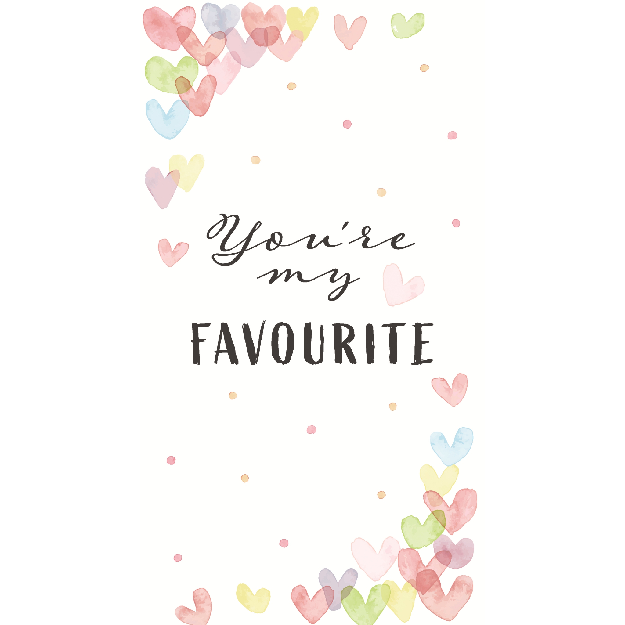 Servilletas 33x40 cm - Hearts Favourite