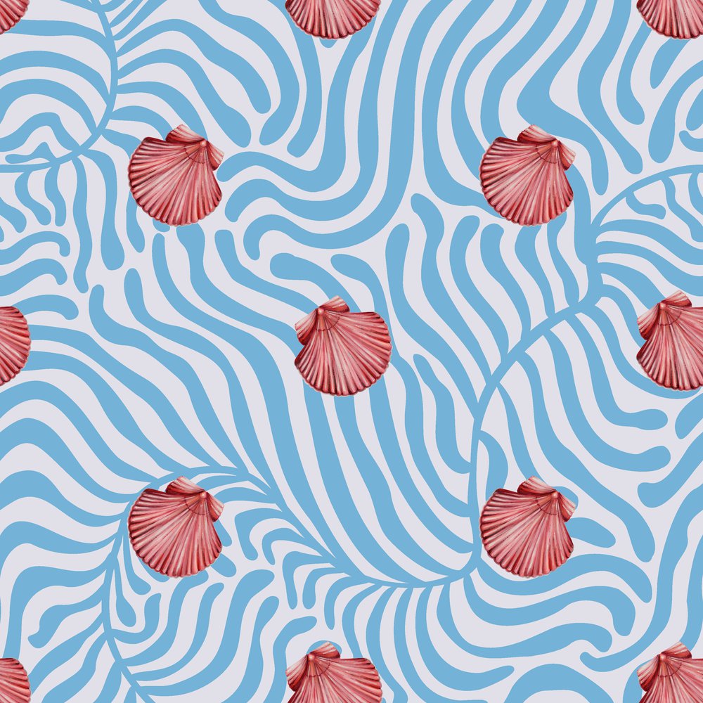 Napkins 33x33 cm - Coral cove