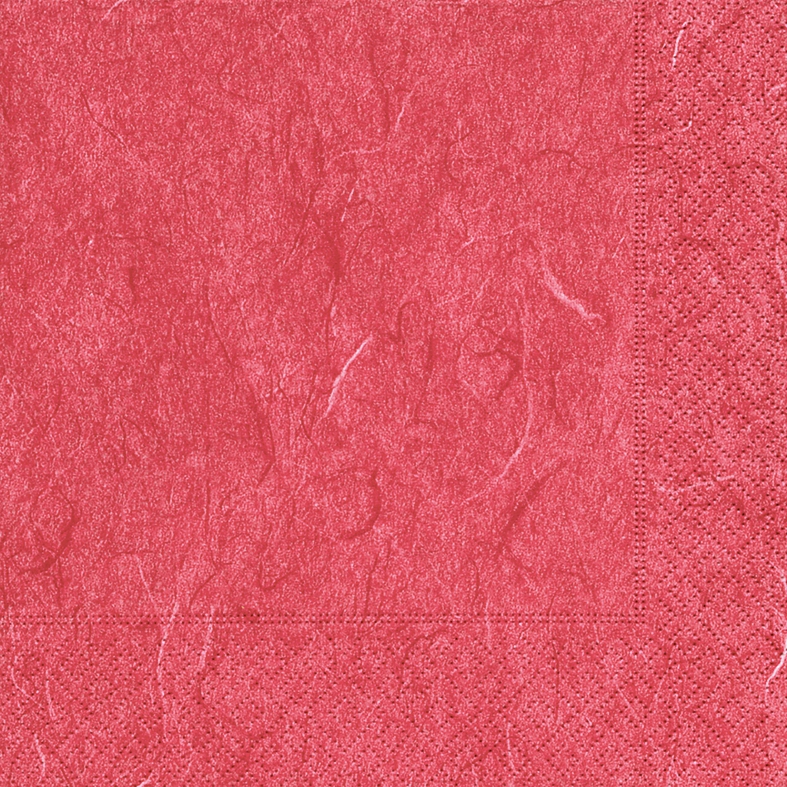 Serwetki 33x33 cm - Pure red