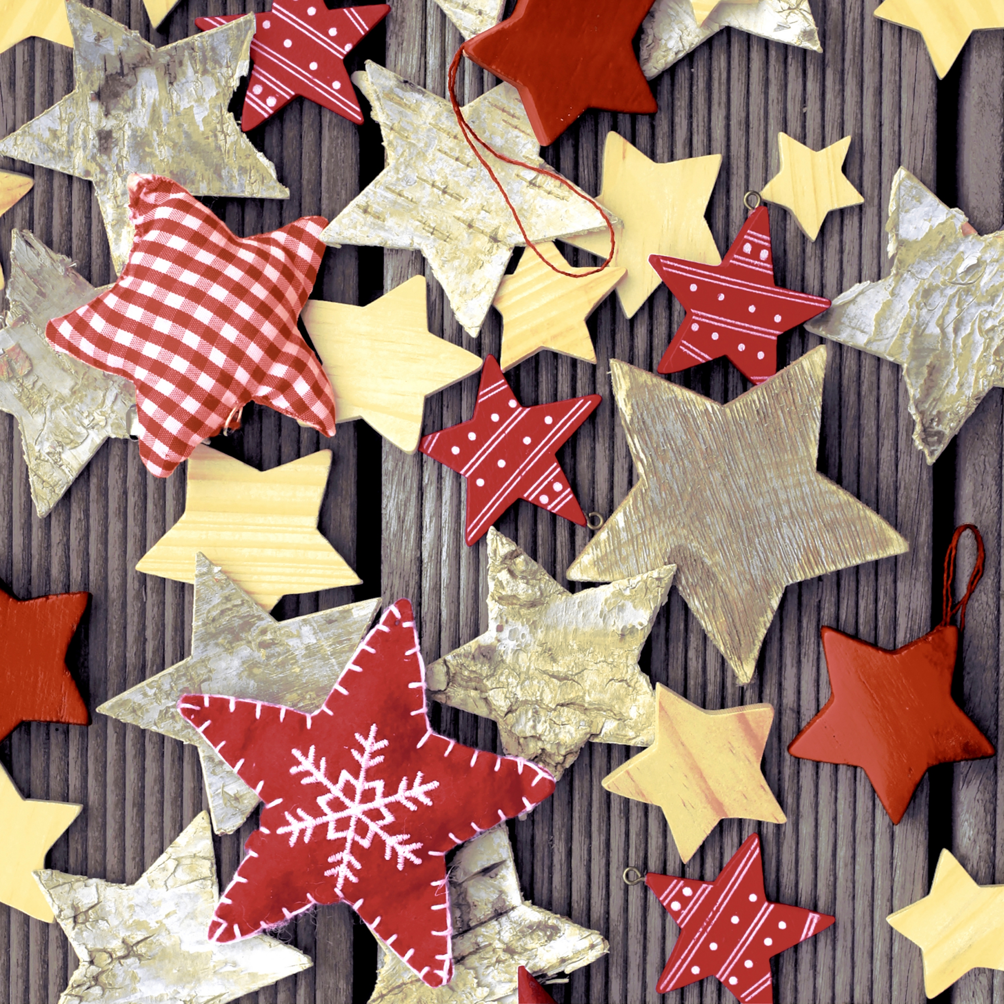 Servietten 33x33 cm - Handmade stars