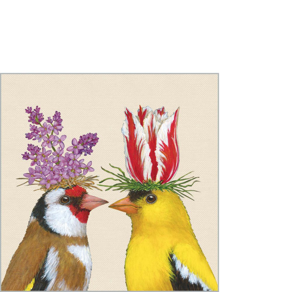 Serviettes 25x25 cm - Spring Romance