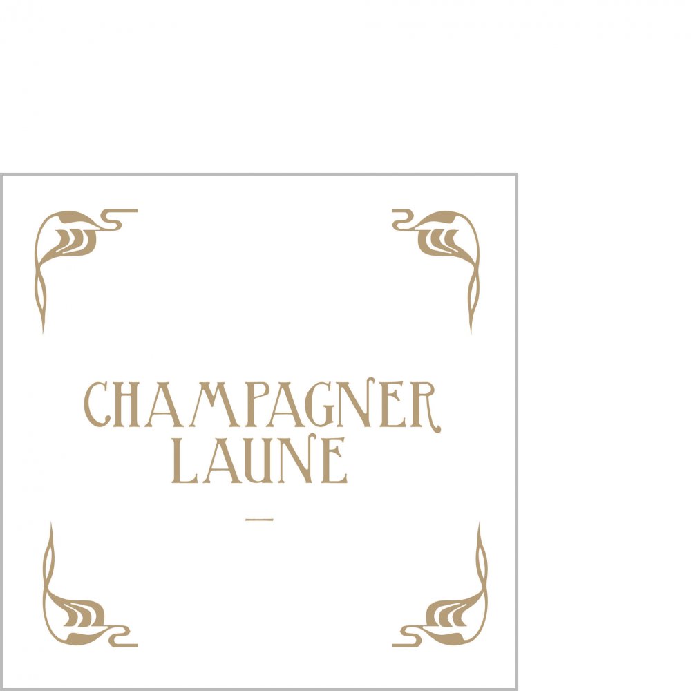 Servilletas 25x25 cm - Champagnerlaune