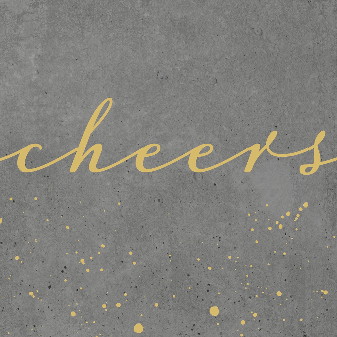 Guardanapos 25x25 cm - Cheers anthracite 25x25 cm, Eventos, fontes Guardanapos 25x25 cm - Cheers anthracite 25x25 cm