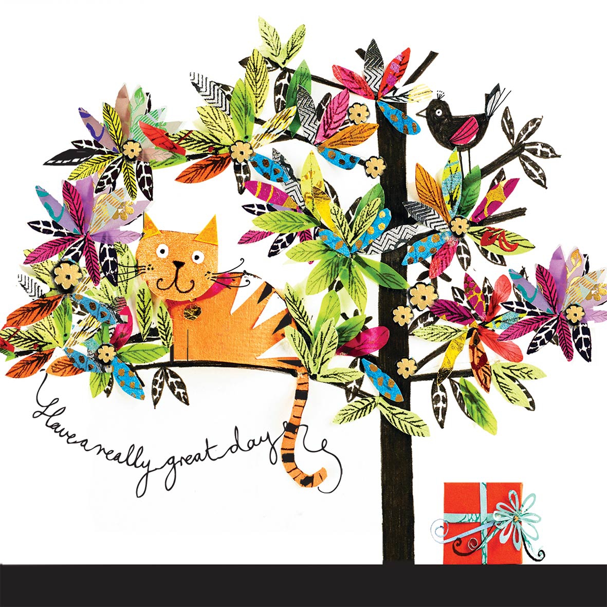 Guardanapos 25x25 cm - Artisan Cat Napkin 25x25, árvore, fontes, gatos, presentes, animais Guardanapos 25x25 cm - Artisan Cat Napkin 25x25