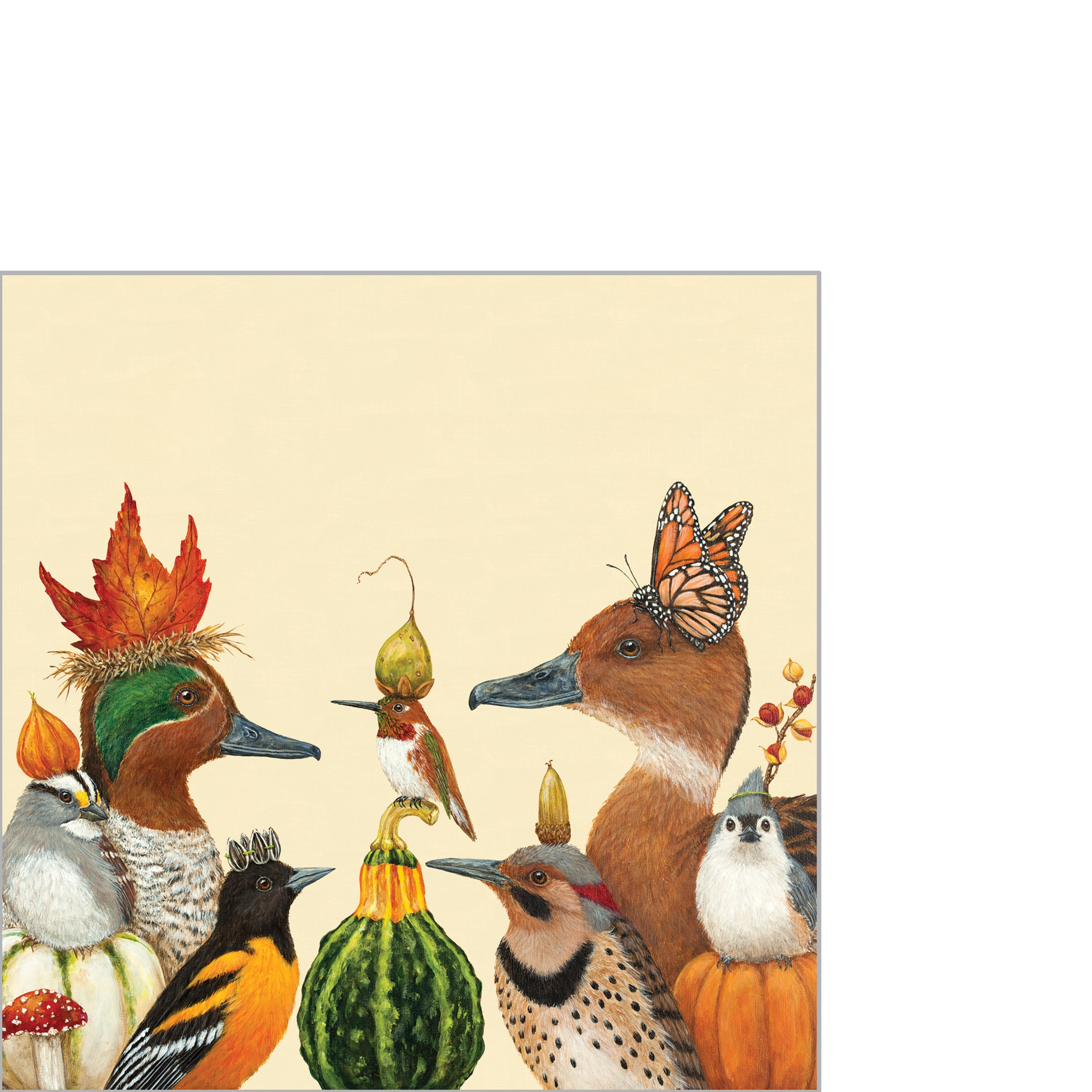 Servietten 25x25 cm - We Gather Together Napkin 25x25