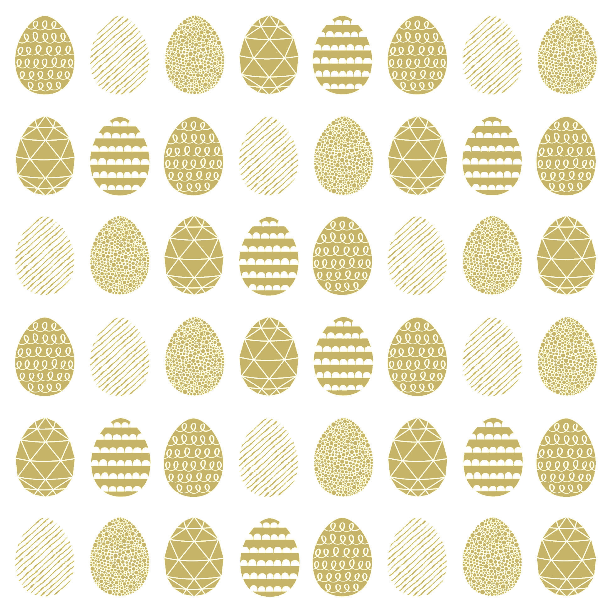 Servilletas 33x33 cm - Pure Easter Eggs Napkin 33x33