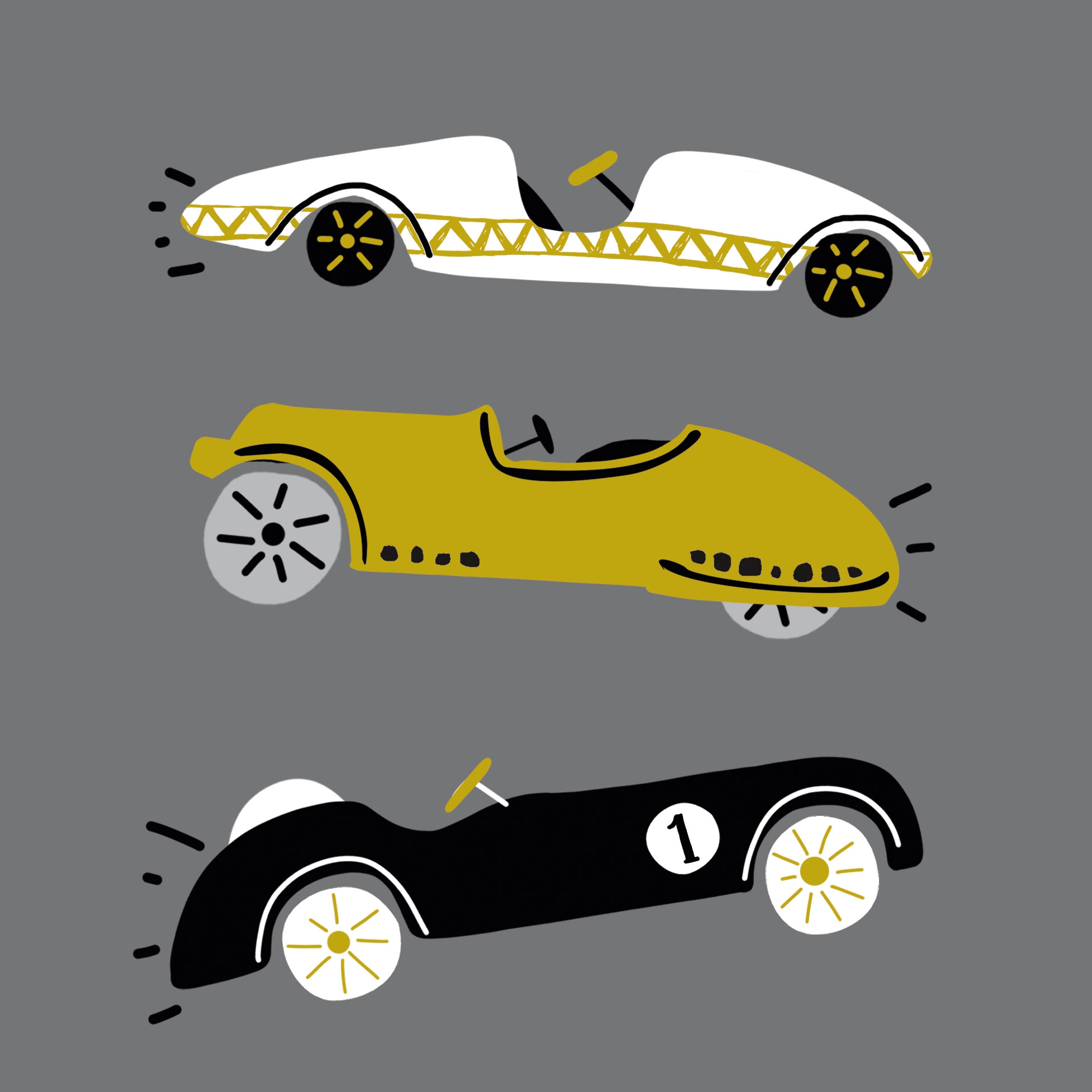 Tovaglioli 33x33 cm - Capisco Cars Napkin, auto da corsa,  vintage,  auto d'epoca,  auto,  vintage,  festa del papà,  veicoli,  fête des pères