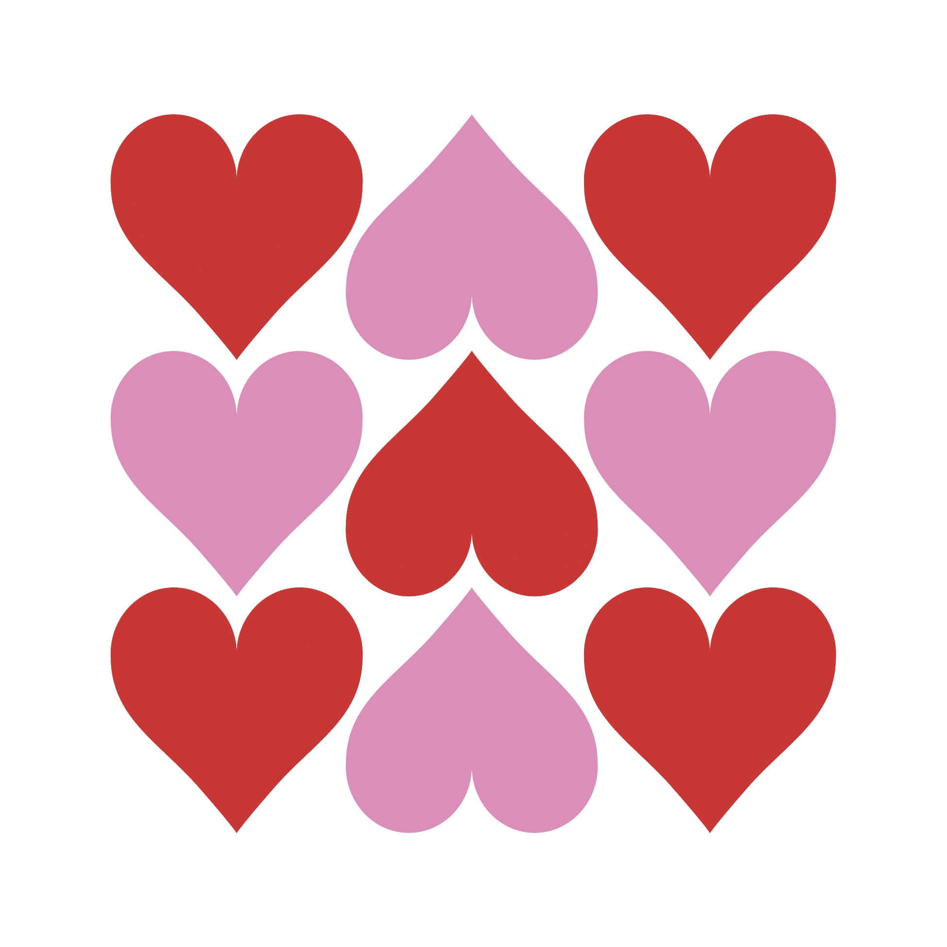 Servilletas 33x33 cm - Hearts Graphic Napkin, Corazones,  San Valentín,  Amor,  Eventos
