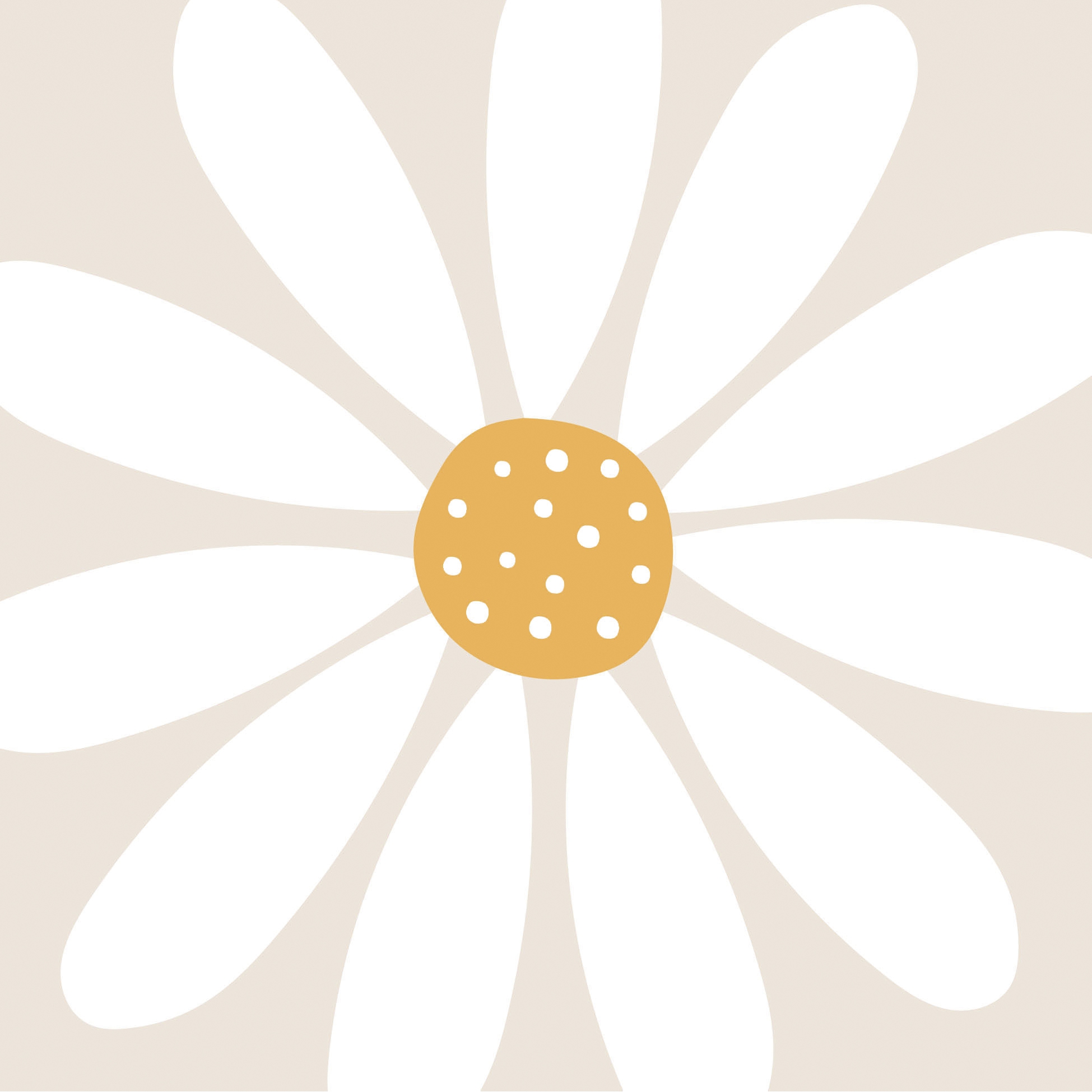 Serviettes 33x33 cm - Happy Flower Napkin