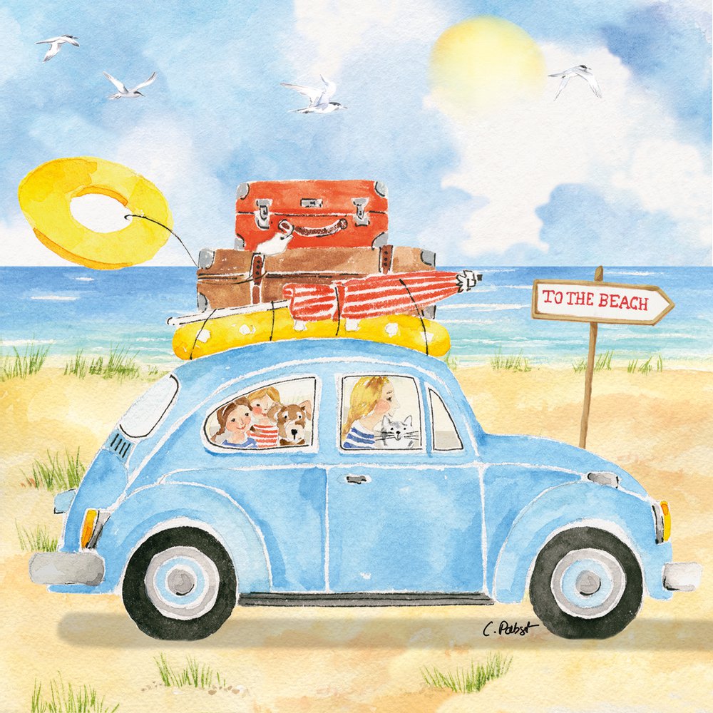 Tovaglioli 33x33 cm - To the Beach