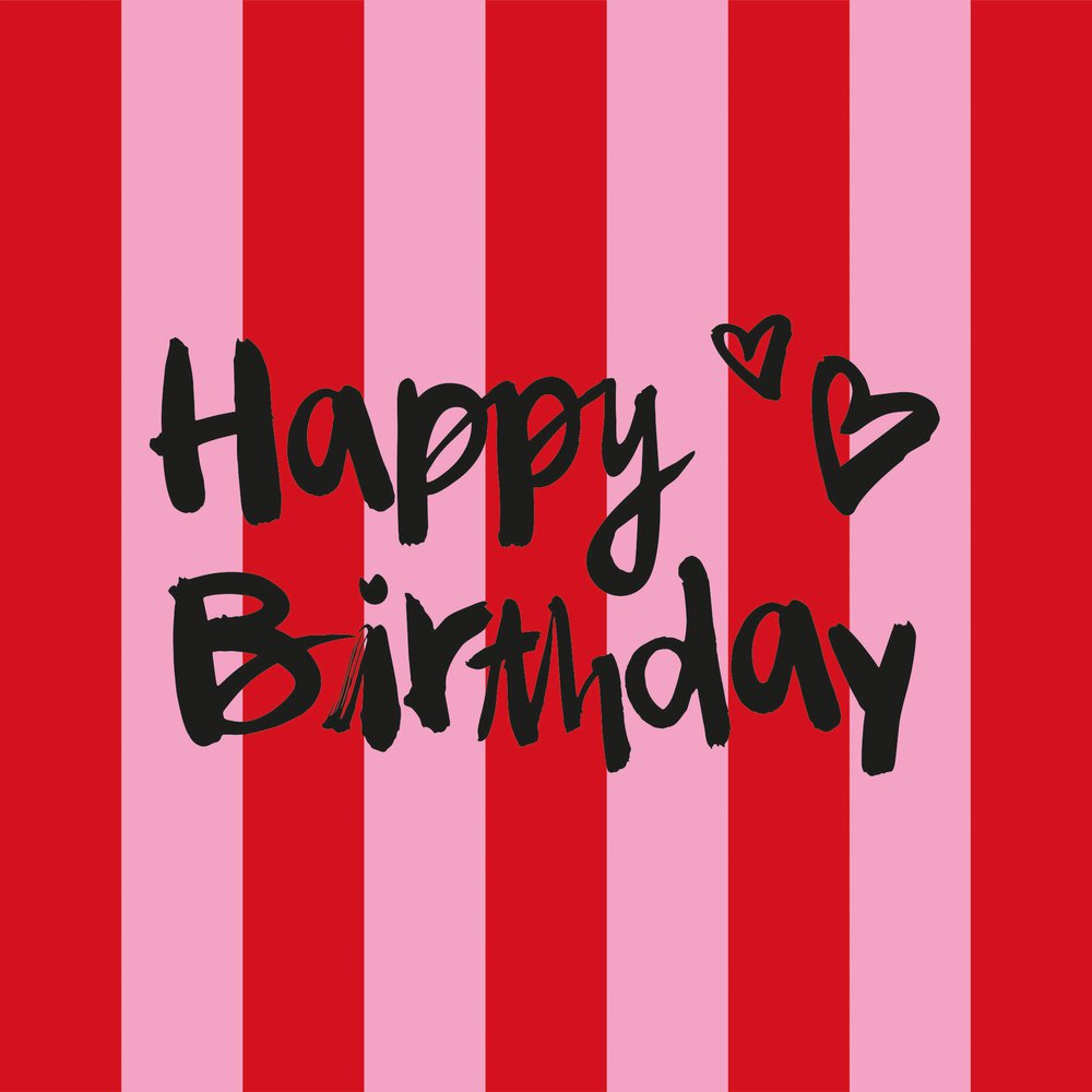 Servietten 33x33 cm - Formart Birthday