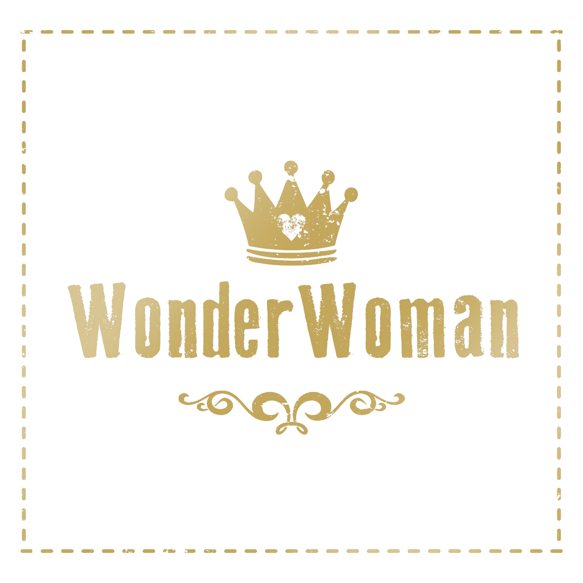 餐巾33x33厘米 - Wonder Woman gold 33x33cm