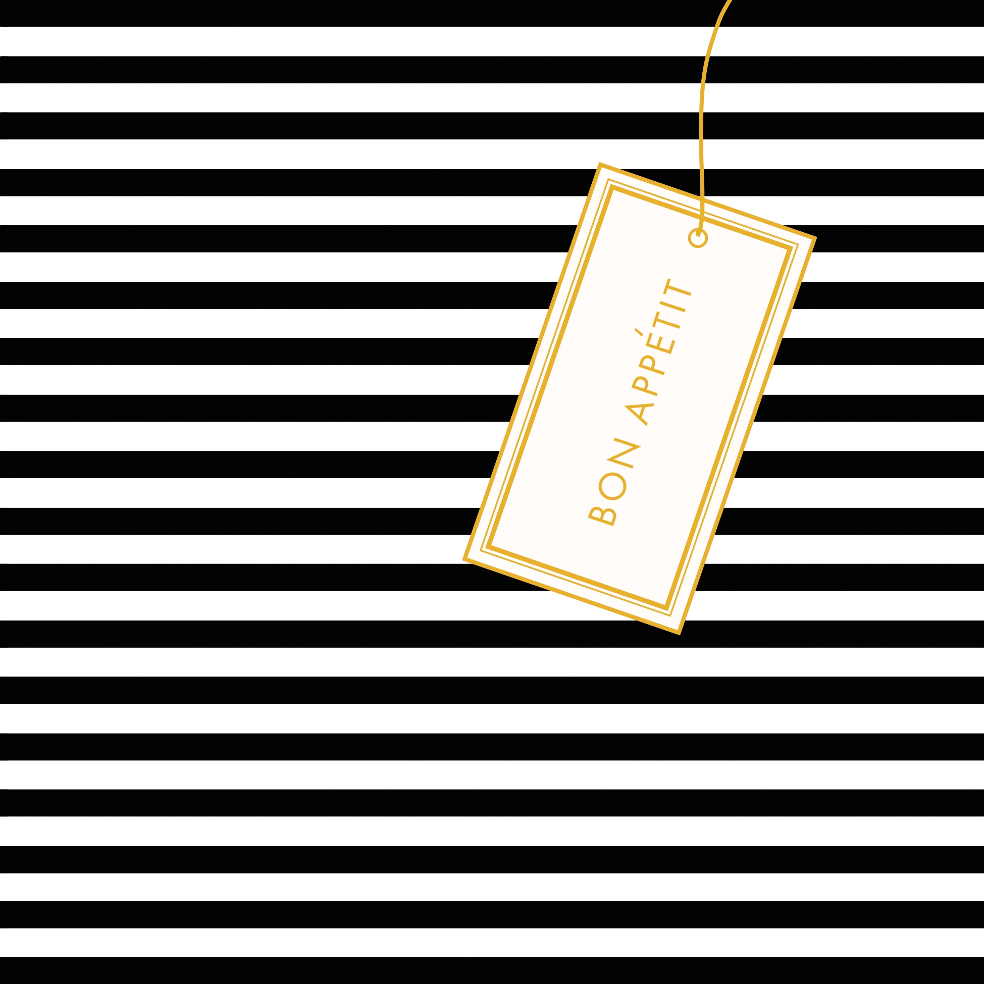 Servilletas 33x33 cm - Bon Diner Napkin 33x33