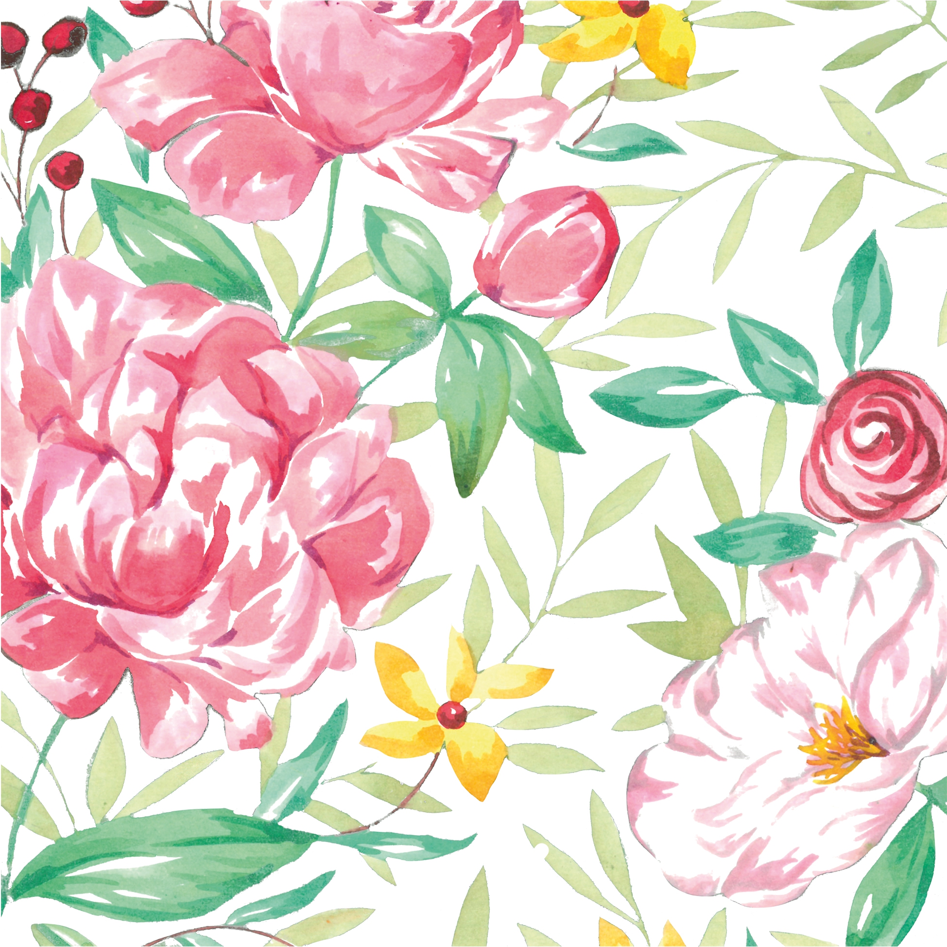 Servilletas 33x33 cm - Madame Rose Napkin 33x33