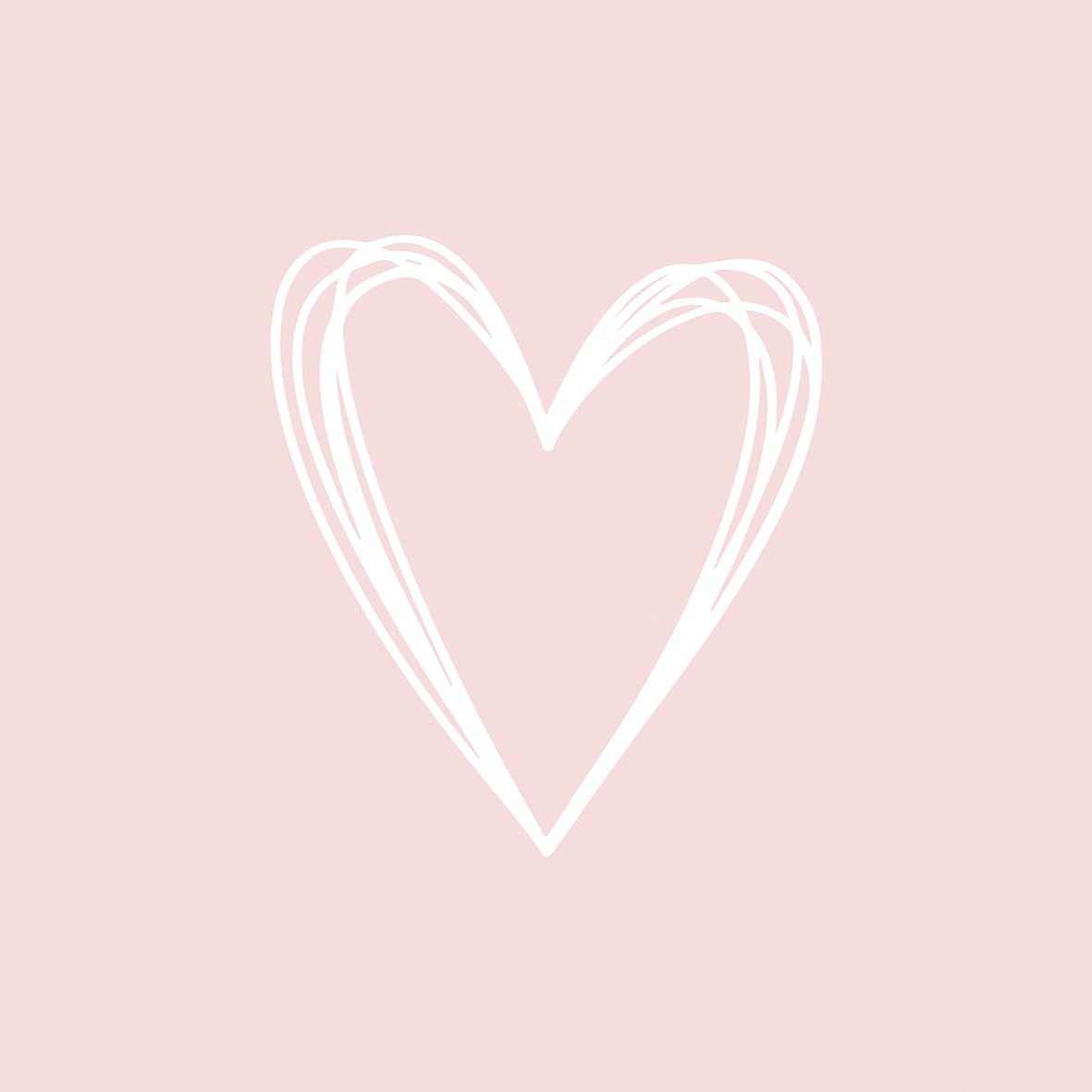 Servietten 33x33 cm - Pure Heart rosé Napkin 33x33