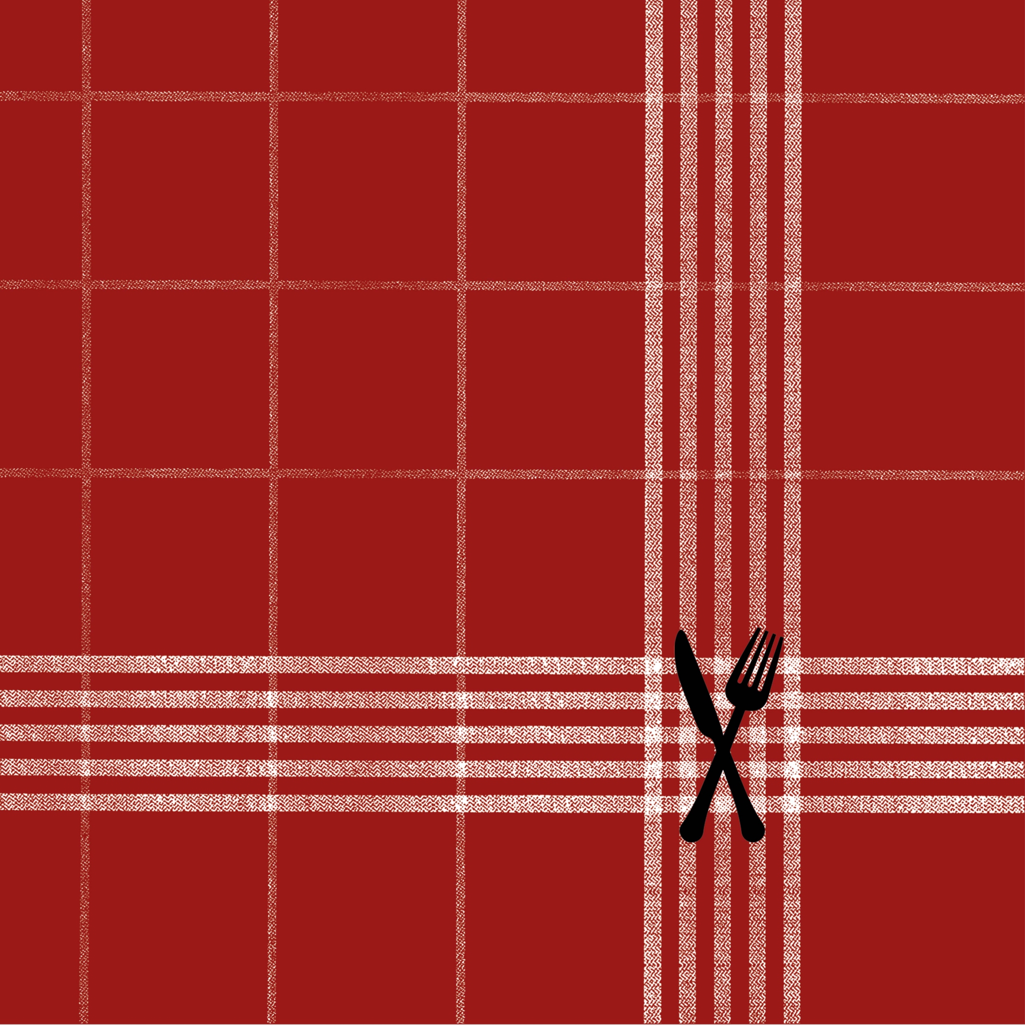 Guardanapos 33x33 cm - Cuisine Bordeaux Napkin 33x33