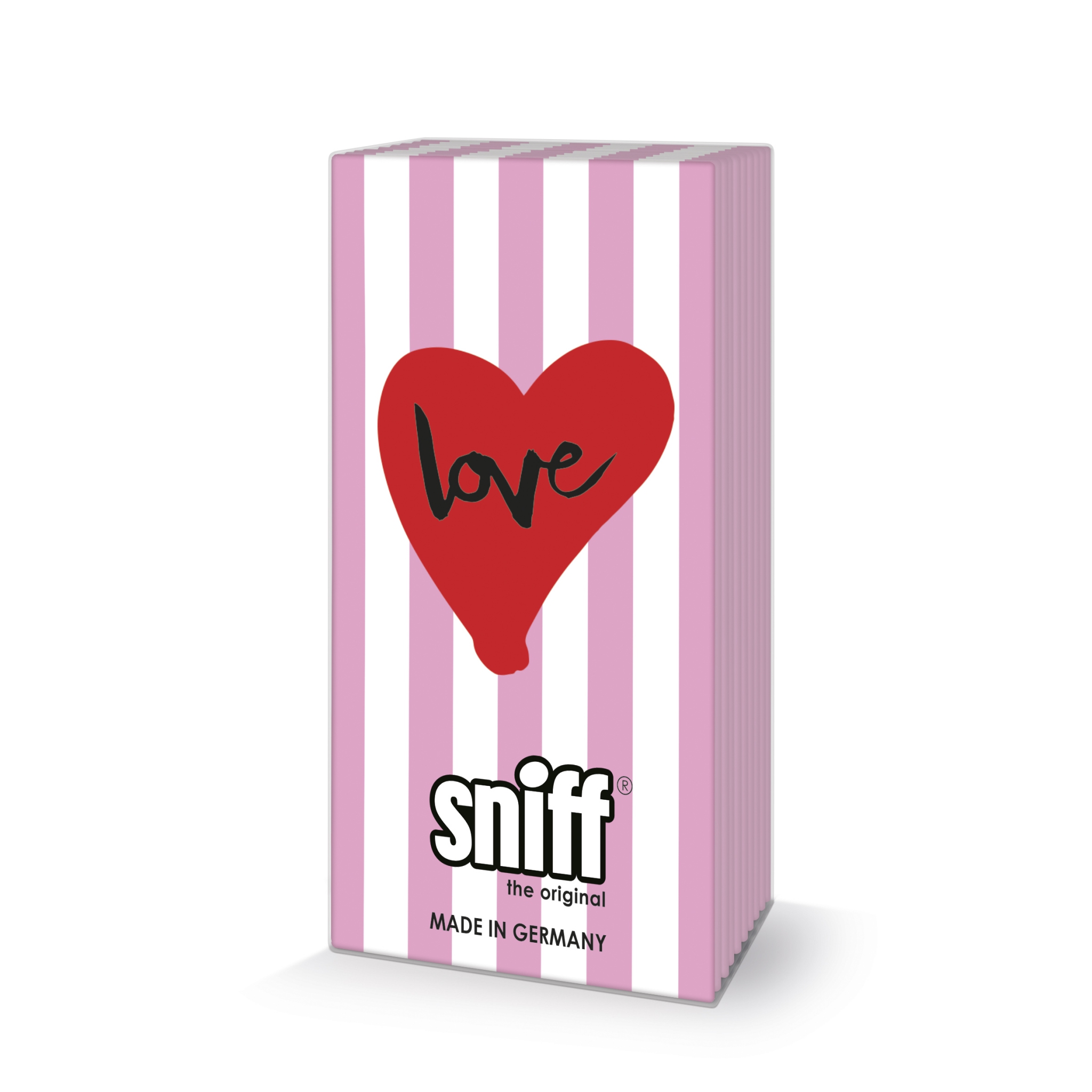 Pañuelos - Formart Love Sniff, Corazones,  Amor,  San Valentín,  Rayas